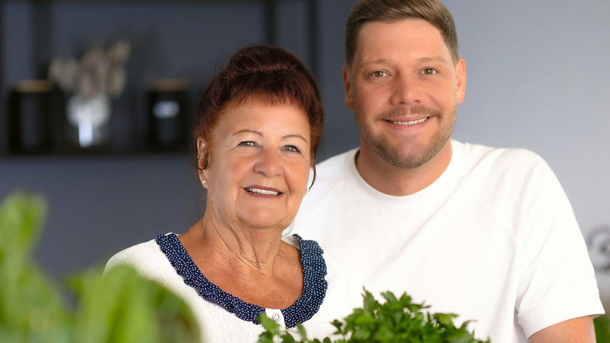 Robin Pietsch und Oma Christa