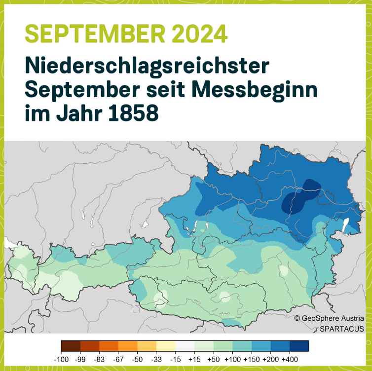 Gigantische Regenmengen: Niederschläge im September 2024