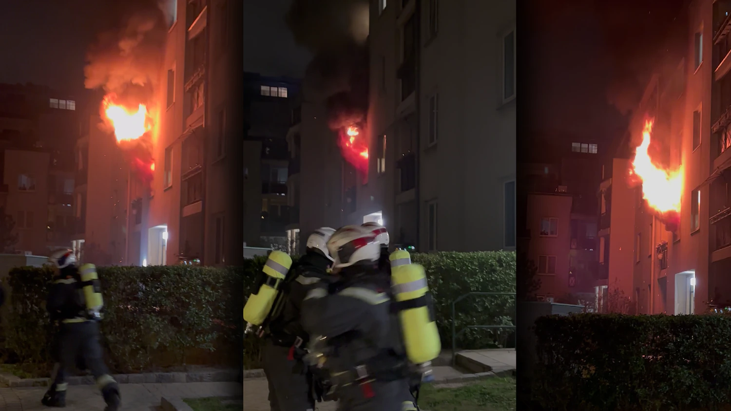 Feueralarm im 10. Bezirk! Aus der Wohnung eines Wohngebäudes brannte es lichterloh.