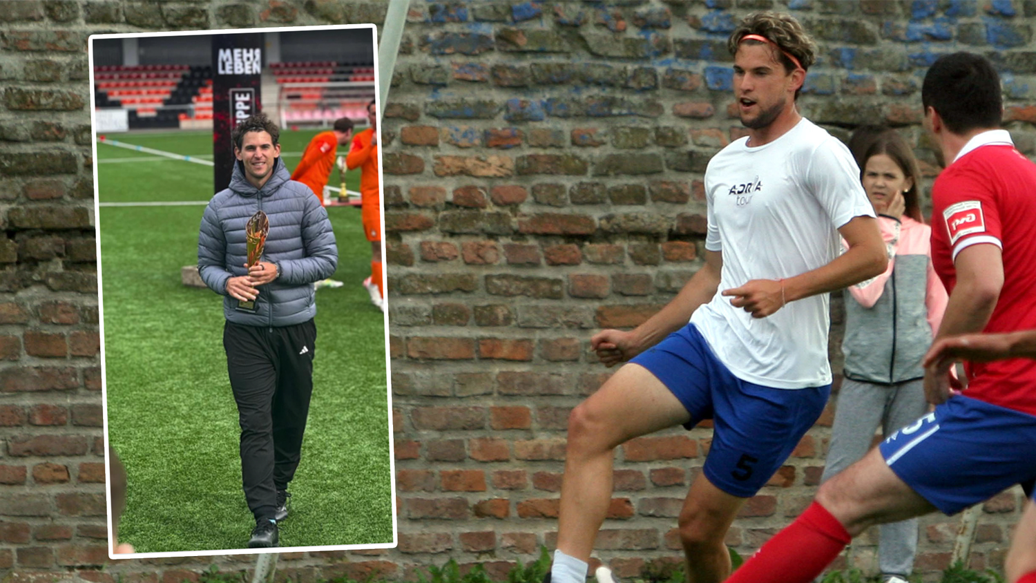 Dominic Thiem überzeugt in der Kleinfeldliga.