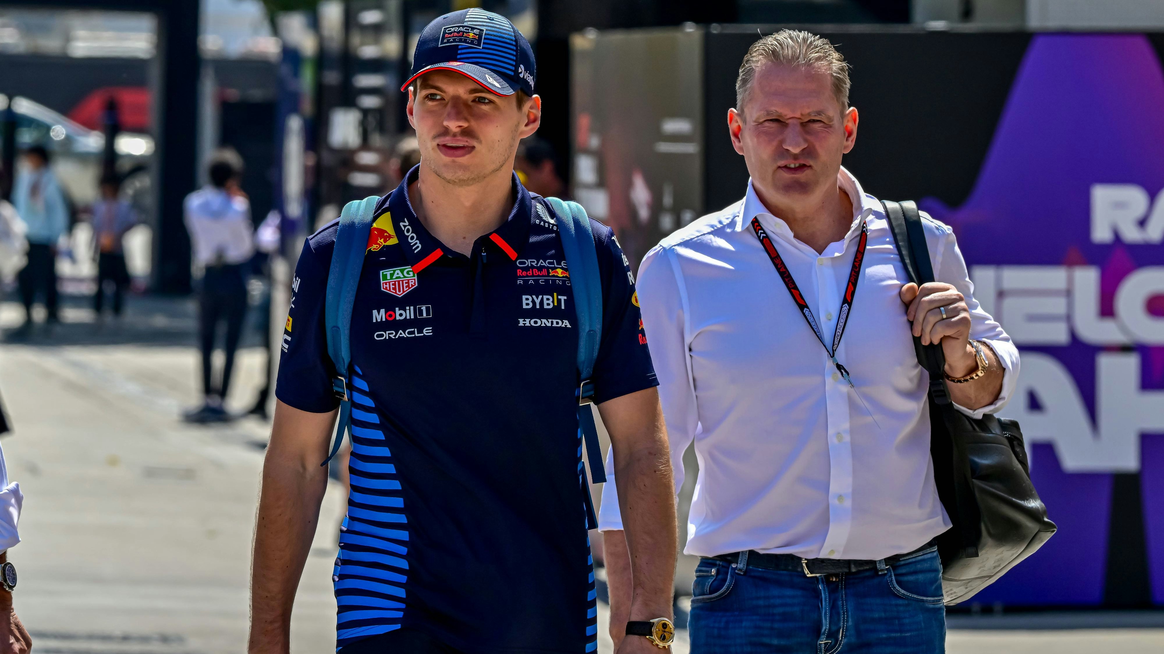 Max Verstappen und sein Vater Jos