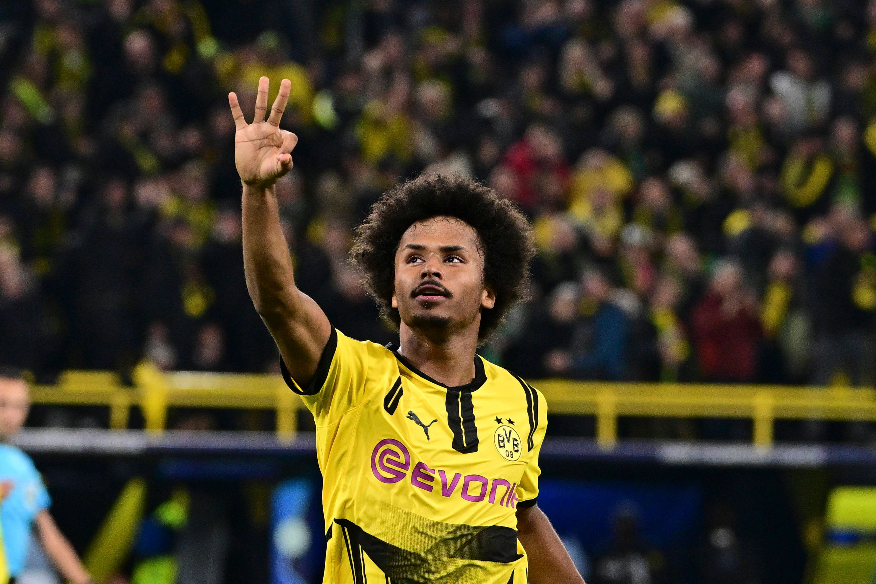 Ex-Salzburger Karim Adeyemi erzielte gegen Celtic einen Dreierpack.