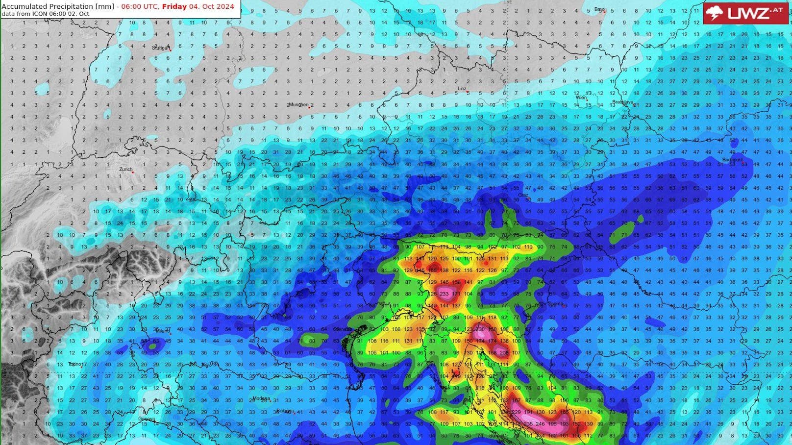 Tief "Finny" sorgt jetzt für Starkregen und Gewitter