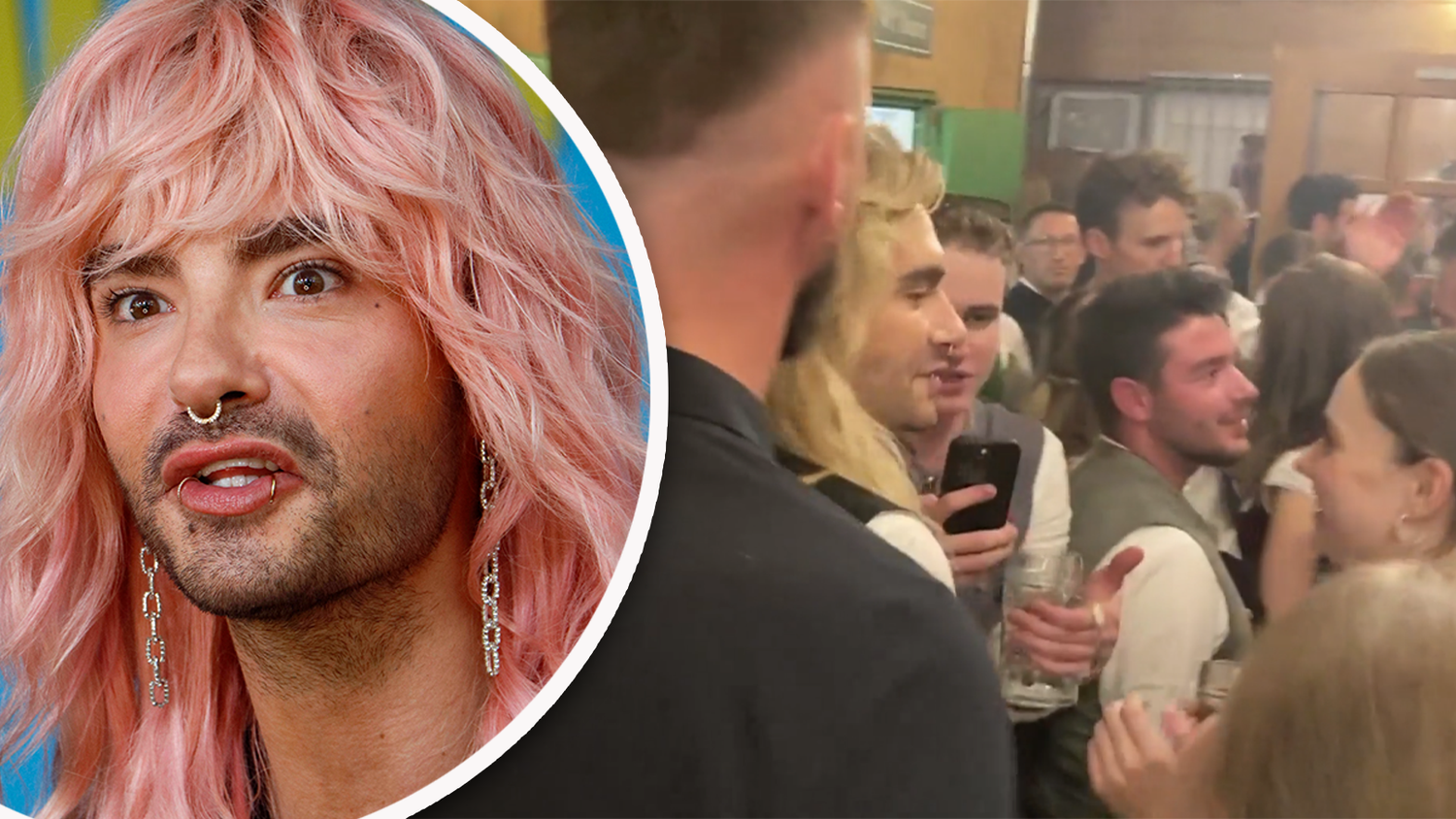 Bill Kaulitz' Besuch beim Oktoberfest sorgt für Aufregung.