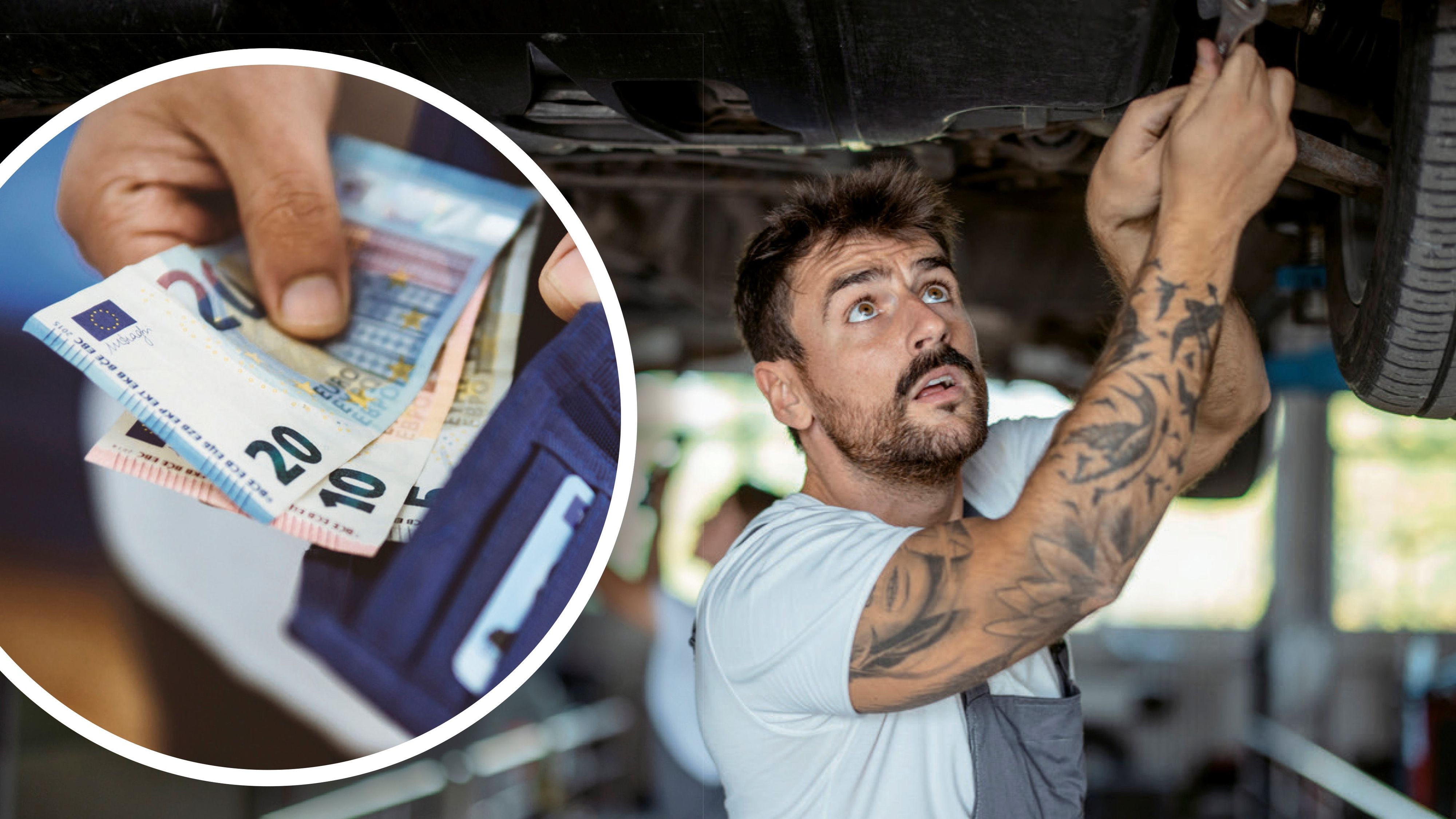 Für die Arbeit eines Kfz-Mechanikers müssen Kunden immer tiefer in ihrer Geldbörse greifen. (Symbolbild)