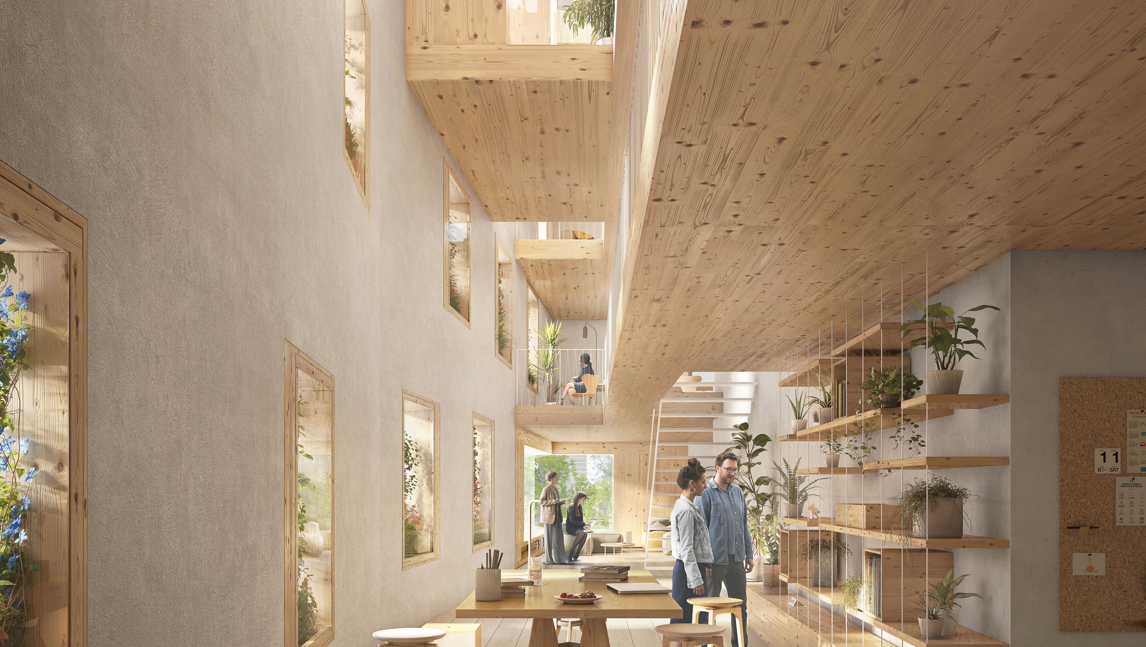 Das Gebäude wirkt traditionell gemauert und sieht von außen wie ein Kitzbüheler Stadthaus aus.