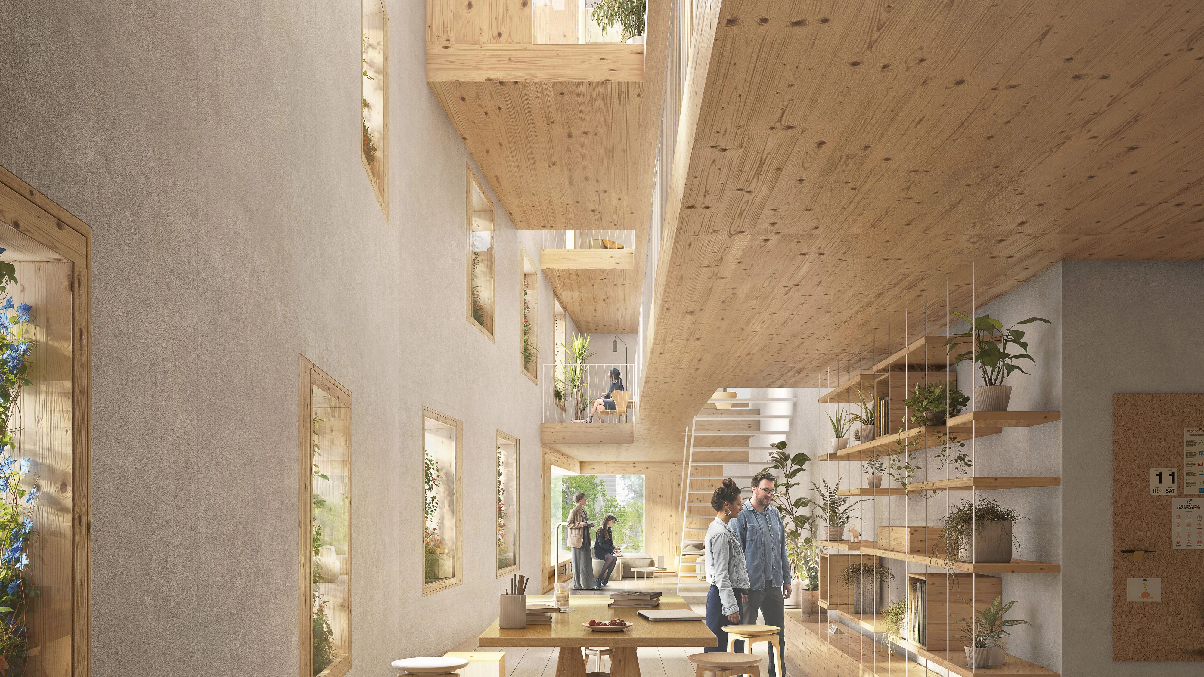 Das Gebäude wirkt traditionell gemauert und sieht von außen wie ein Kitzbüheler Stadthaus aus.
