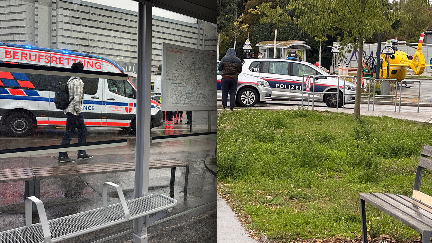 Rettungs-Großeinsatz in Wien-Favoriten.