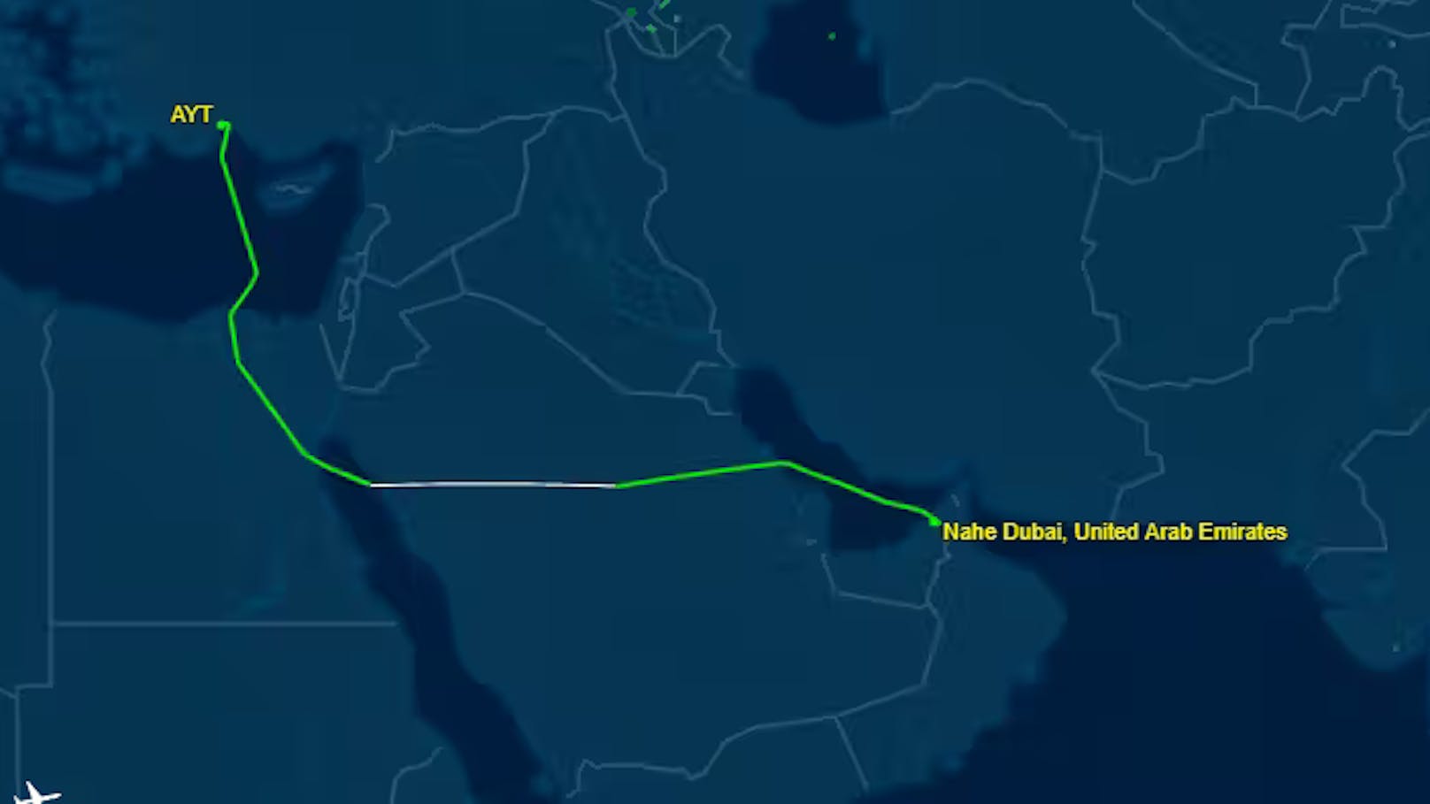 Swiss-Flug LX242 nach Dubai musste am Dienstag ins türkische Antalya umgeleitet werden.