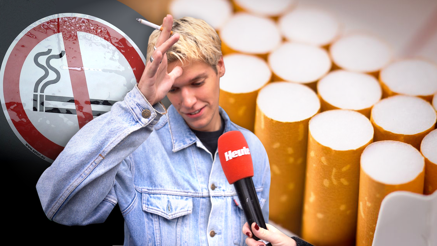 Niko müsste auf die Zigarette an der Bushaltestelle verzichten