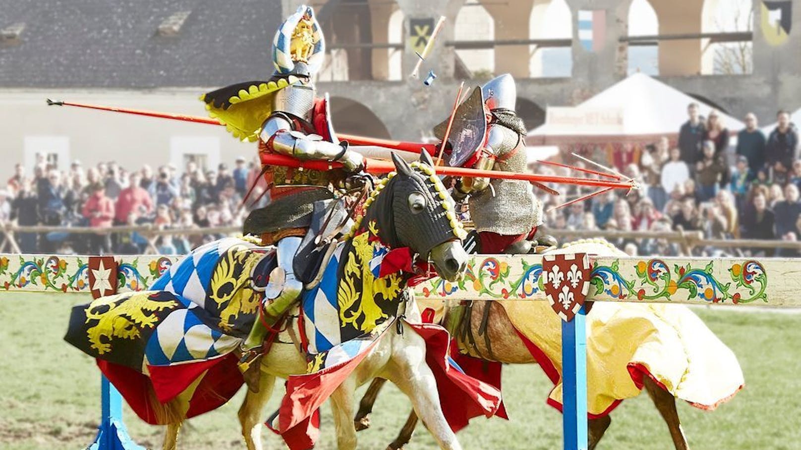 Turnierwochenende: Ritter auf der Rosenburg