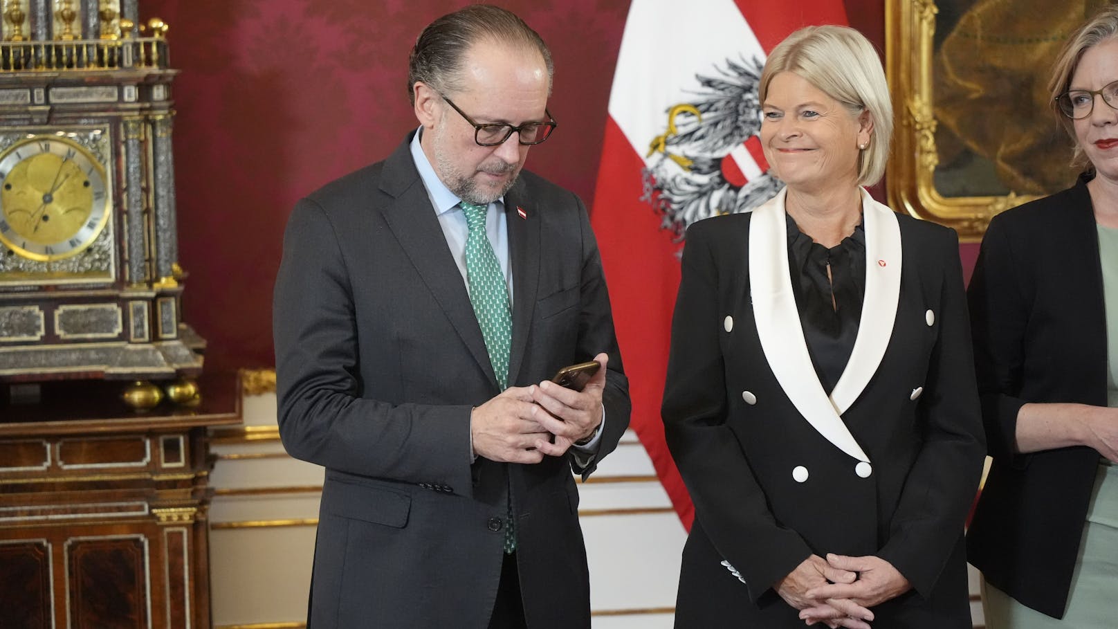 Außenminister Alexander Schallenberg und Verteidigungsministerin Klaudia Tanner.