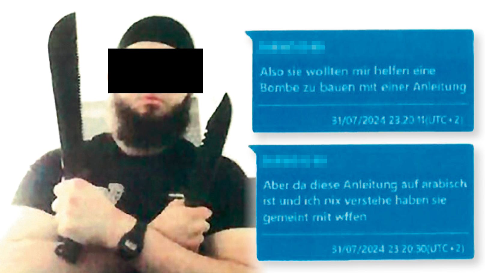 Beran A. tauschte sich auf Telegram- und Signal mit deutschen IS-Sympatisanten aus.