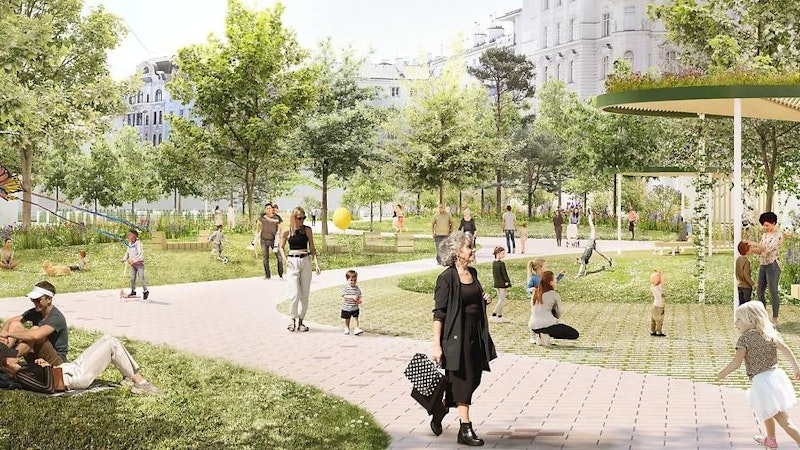 Der "Naschpark" soll reichlich begrünt werden