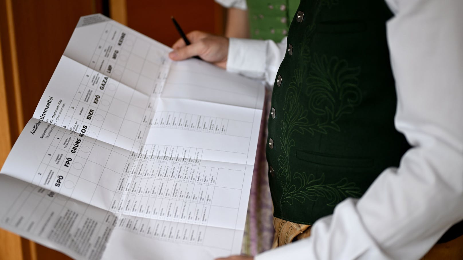 Reichsadler, Hakenkreuz auf Wahlzettel – Stimme gültig