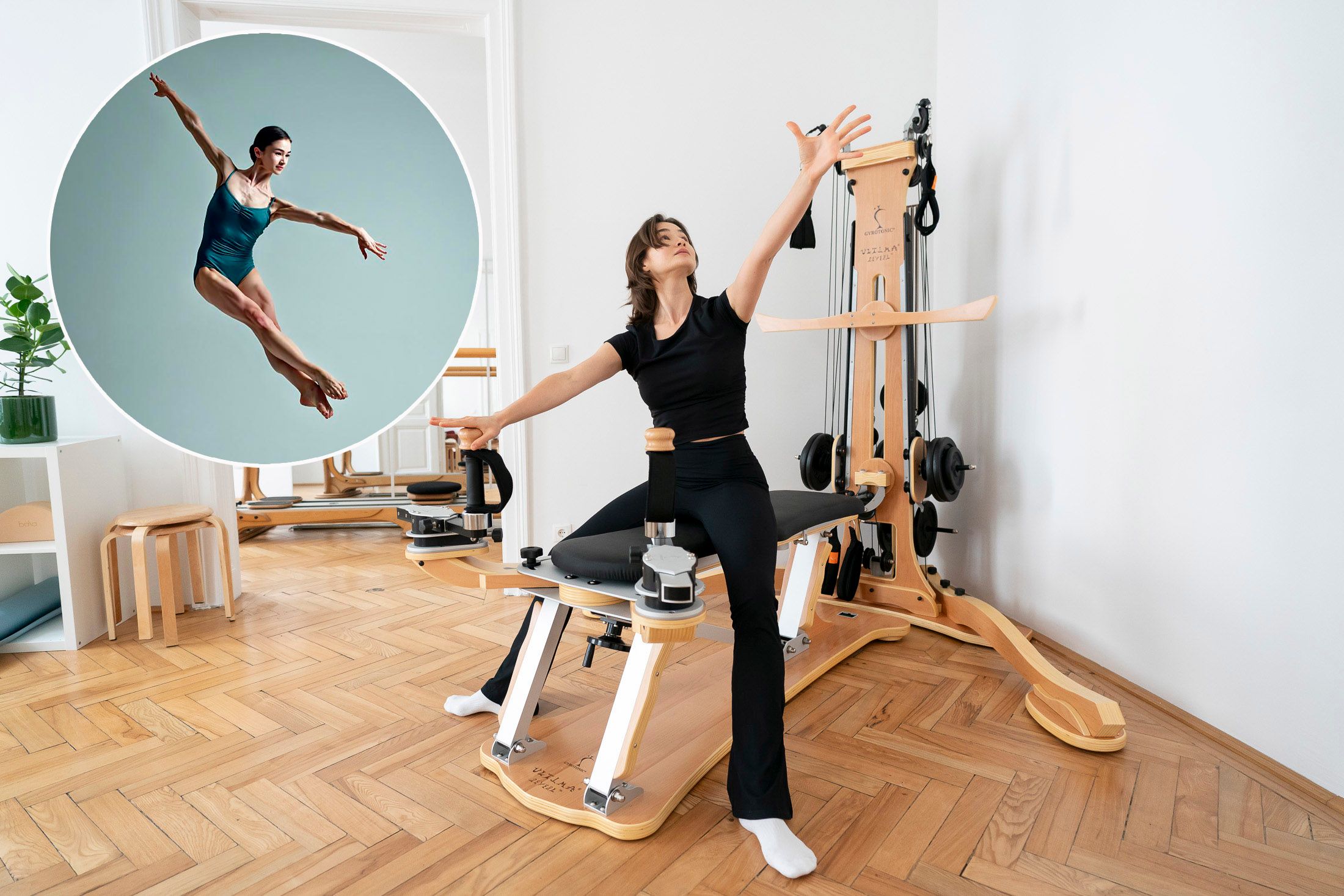 Tänzerin Masha Tolstunova (29) bietet in ihrem Studio die Gyrotonic-Methode an.