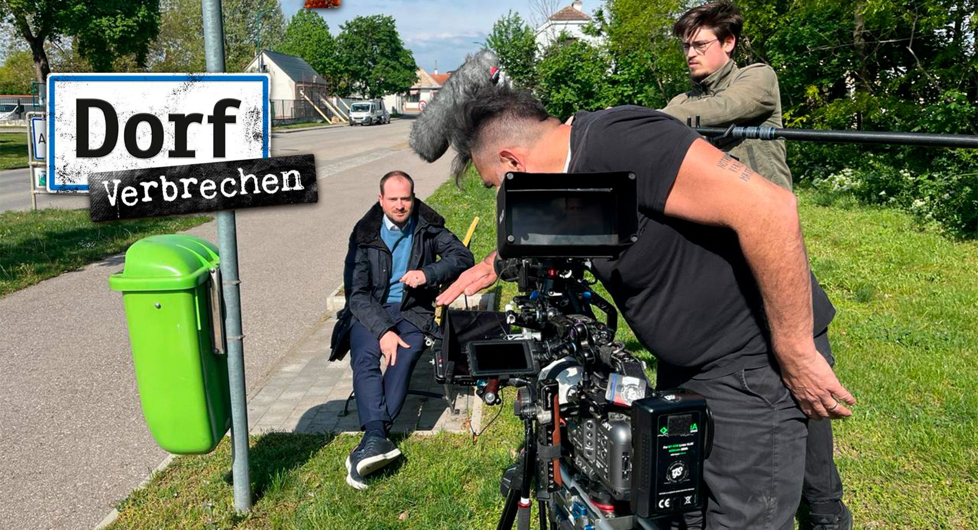 Chefreporter Christian Tomsits in Aderklaa (NÖ)