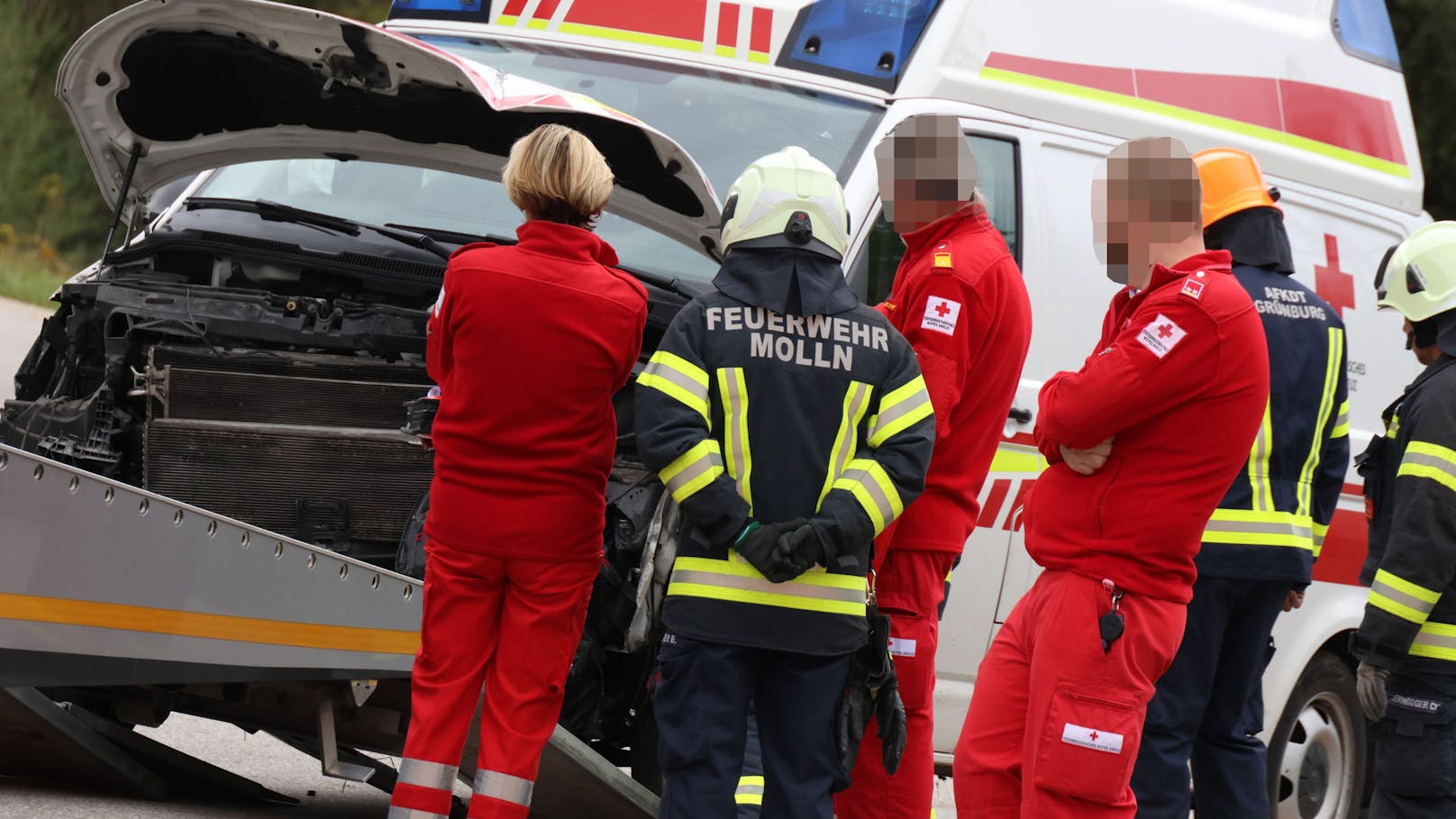 Patient bei Unfall mit Rettungsauto schwer verletzt