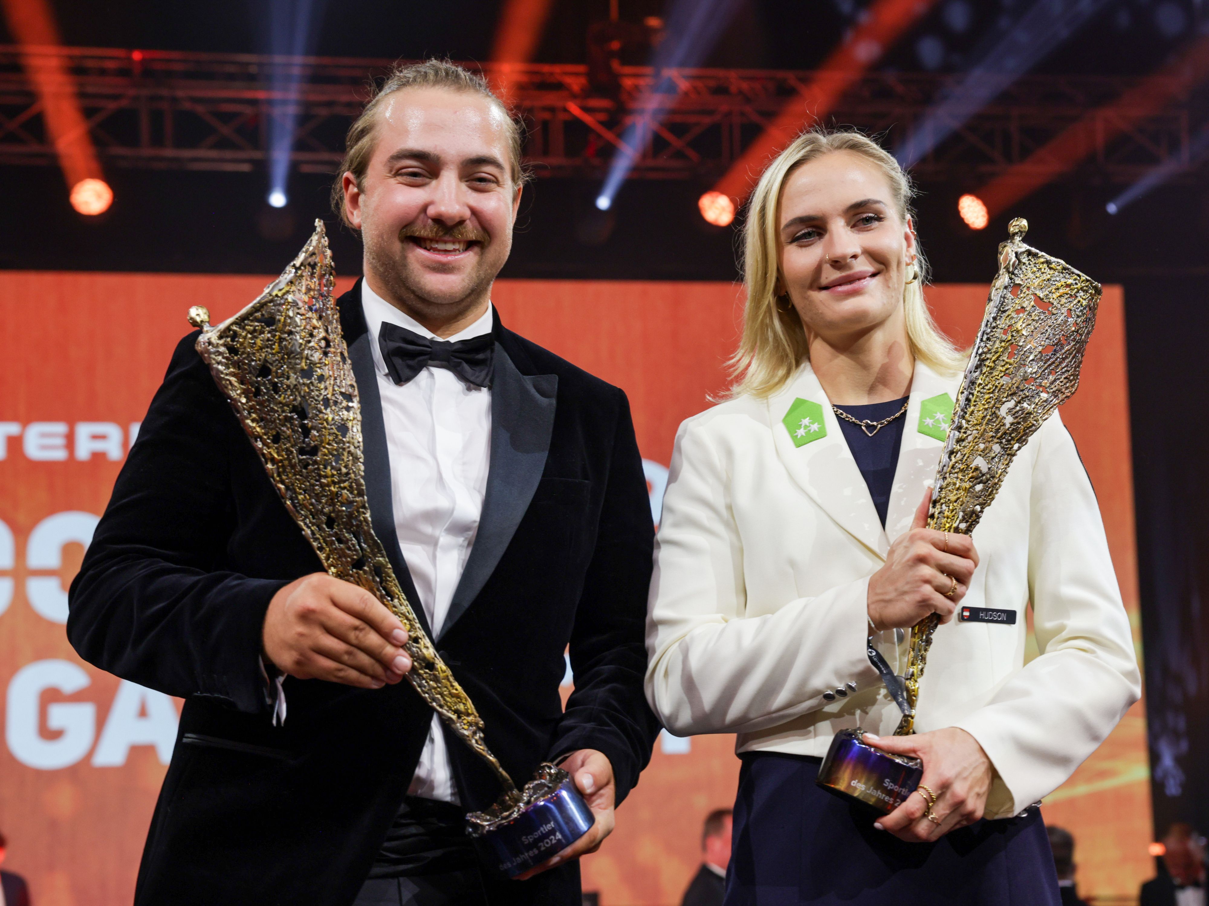 Valentin Bontus und Victoria Hudson sind Österreichs Sportler und Sportlerin des Jahres. 