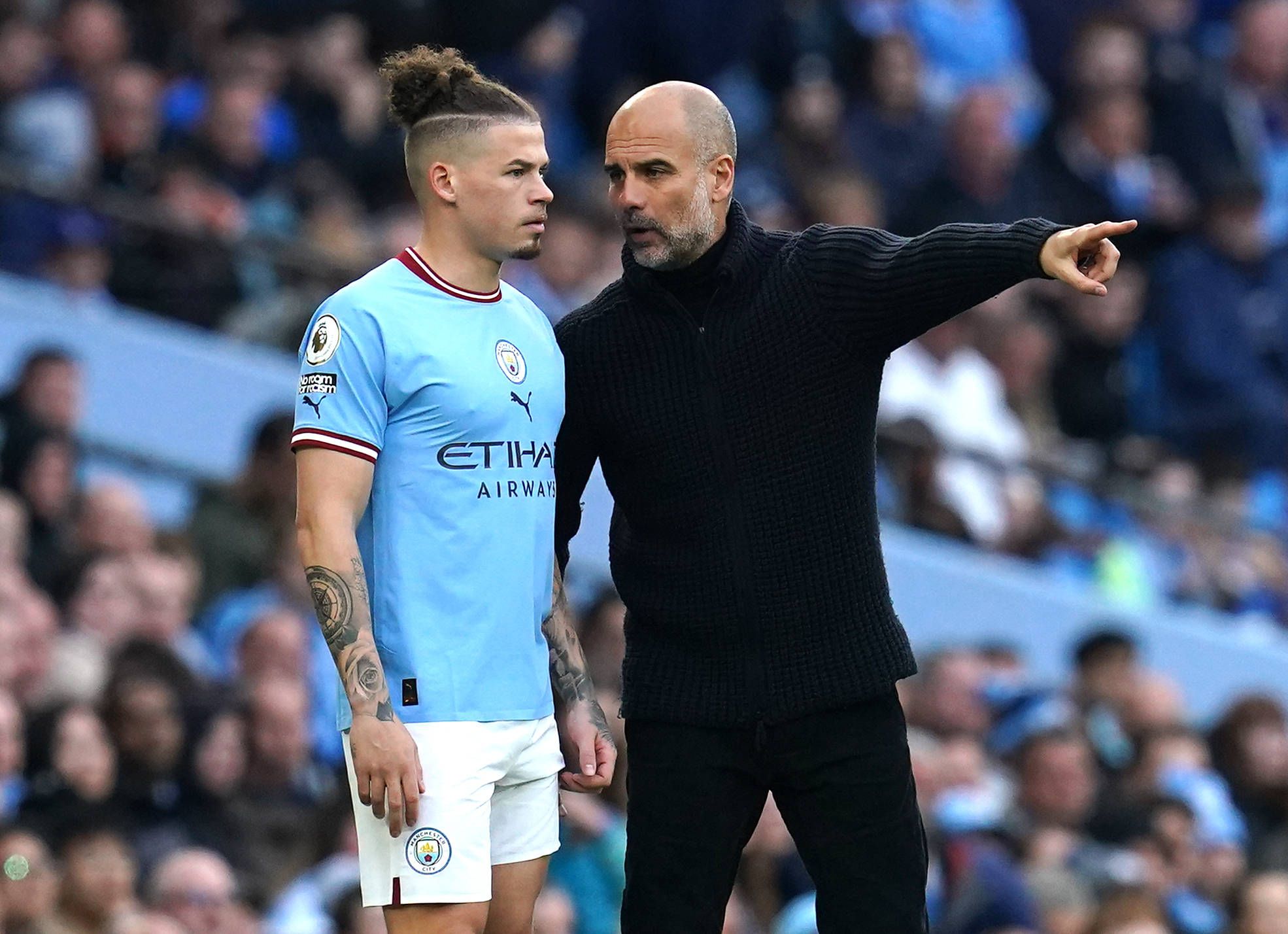 Pep Guardiola kritisierte das Gewicht von Ex-City-Spieler Kalvin Phillips öffentlich. 