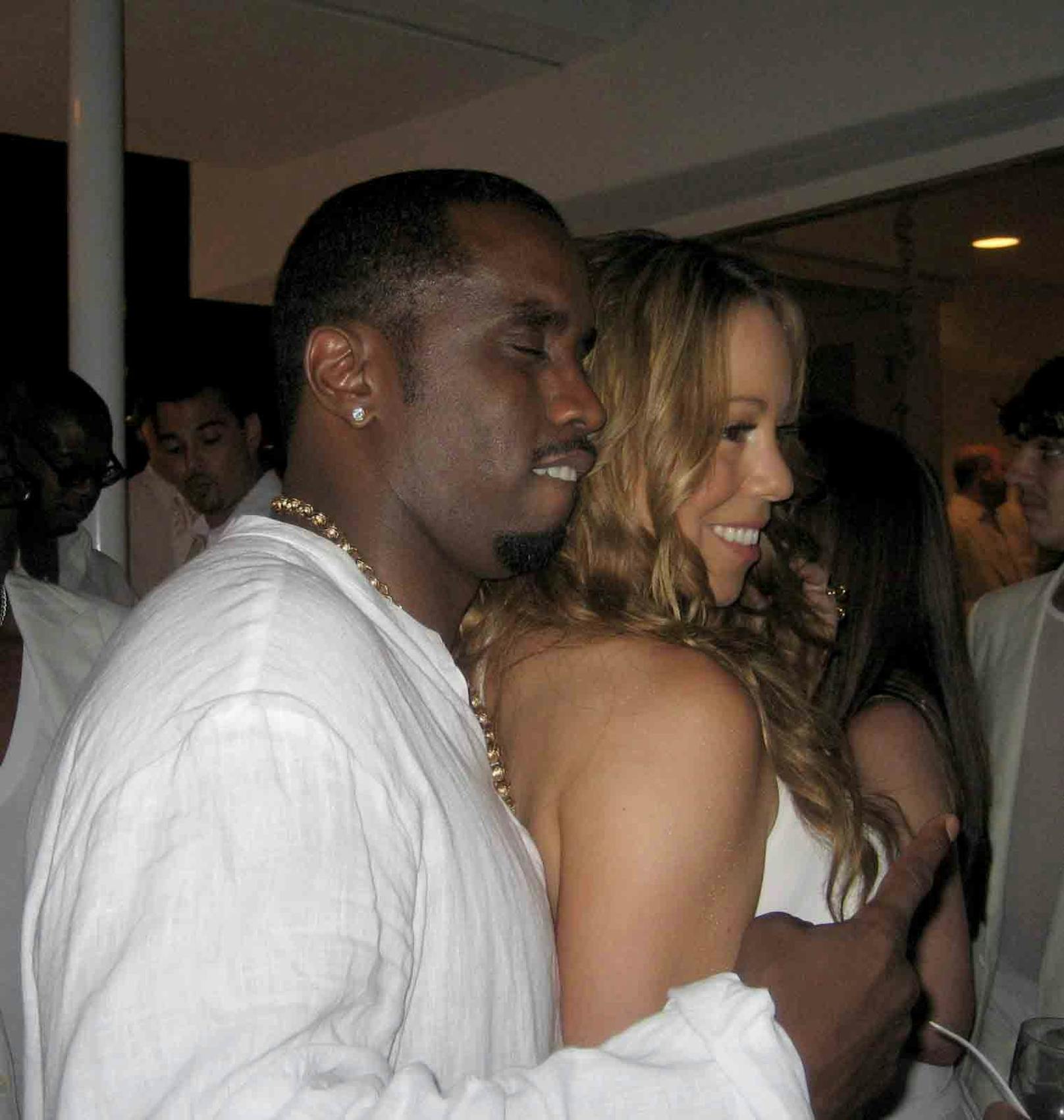 P. Diddy feierte auch gerne mit Mariah Carey. 