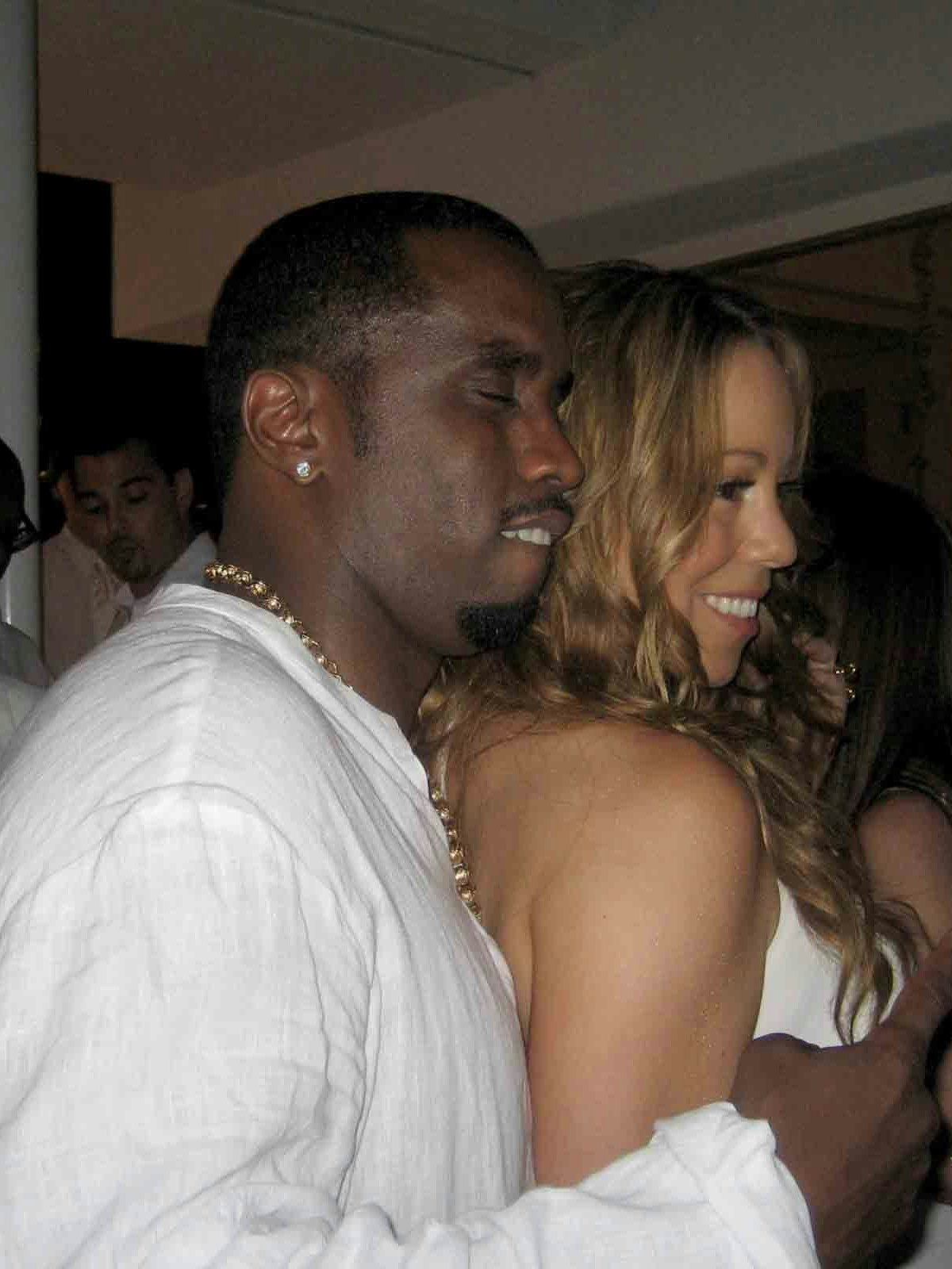 P. Diddy feierte auch gerne mit Mariah Carey. 