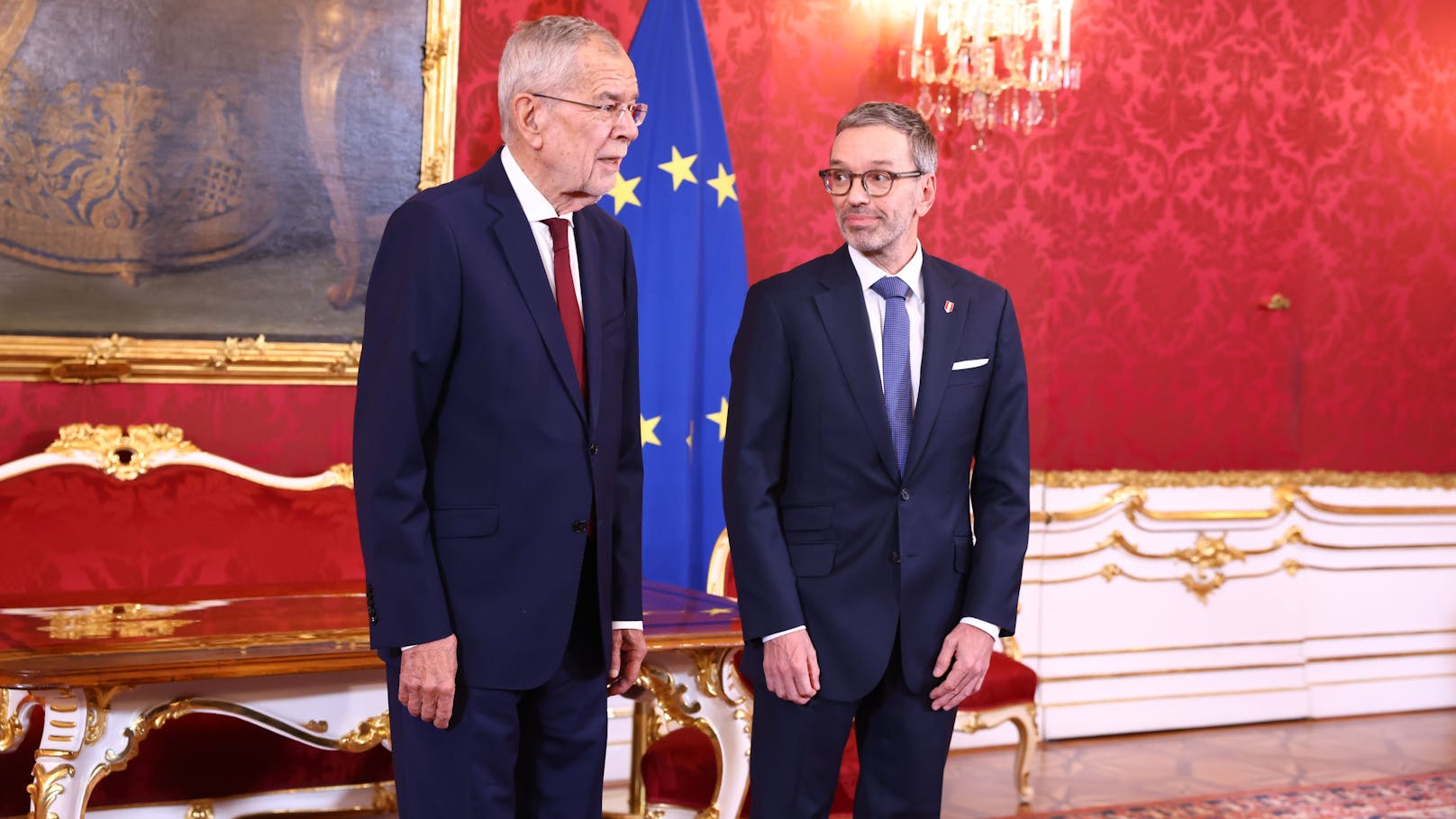 Am Freitag empfing Bundespräsident Alexander Van der Bellen FPÖ-Chef Herbert Kickl.