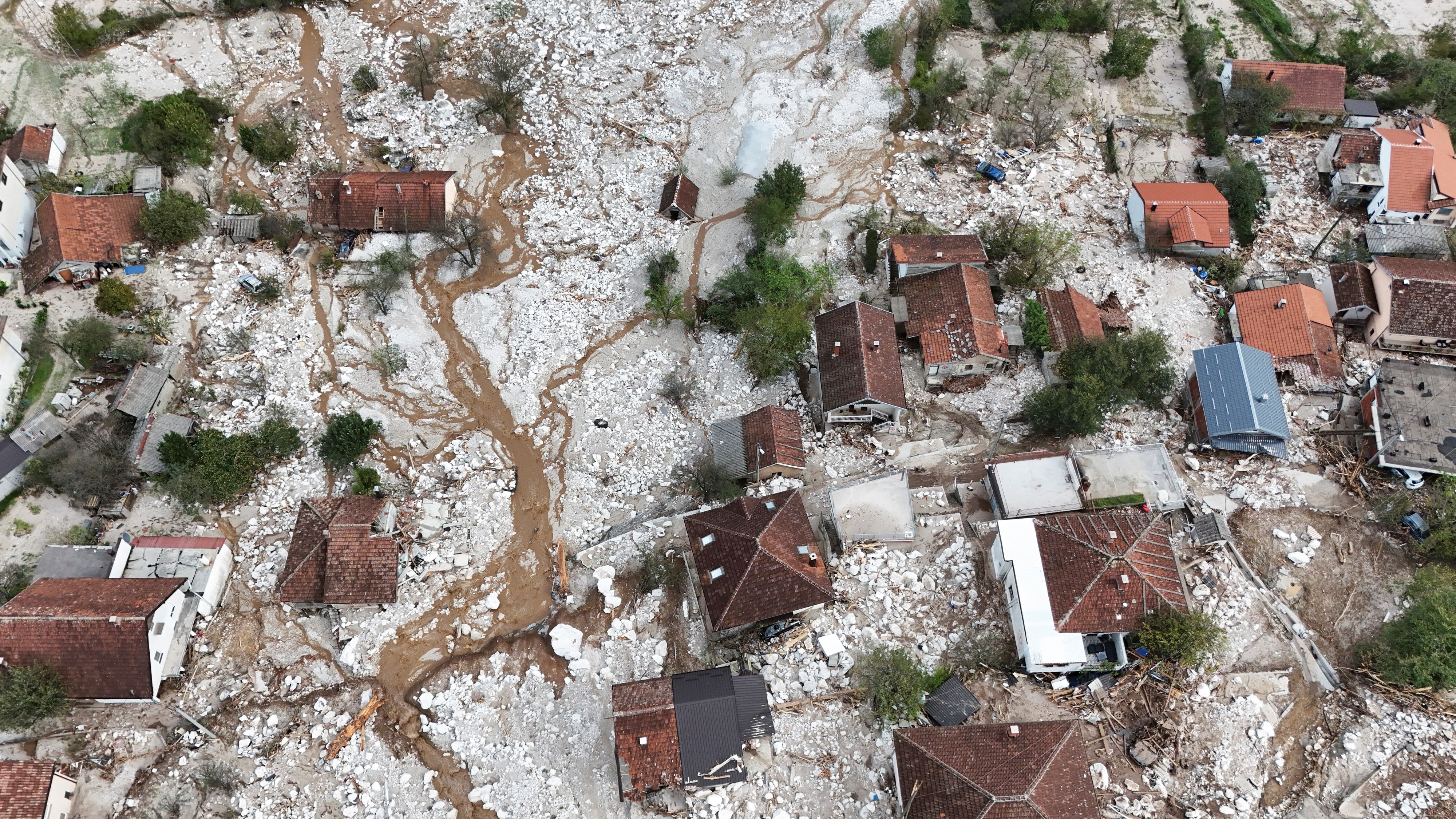 In Zentralbosnien zog ein Unwetter eine Spur der Verwüstung.