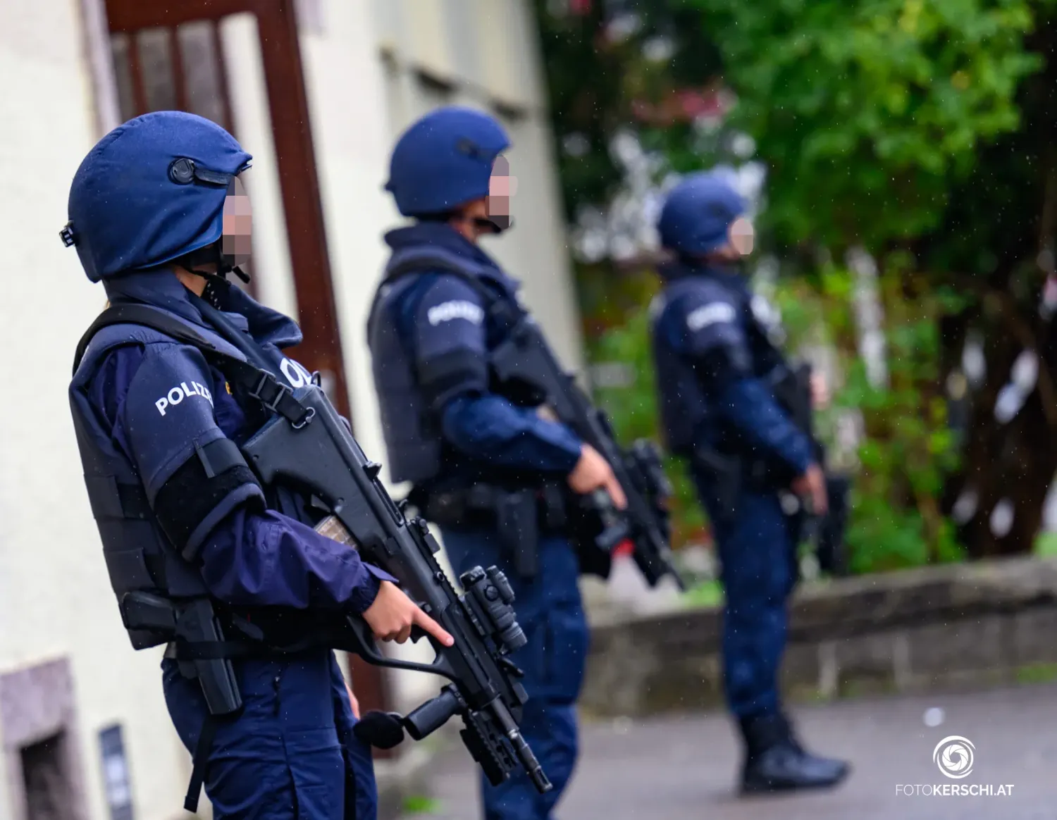 Die Bombendrohung gegen eine Linzer Schule löste einen Großeinsatz aus.