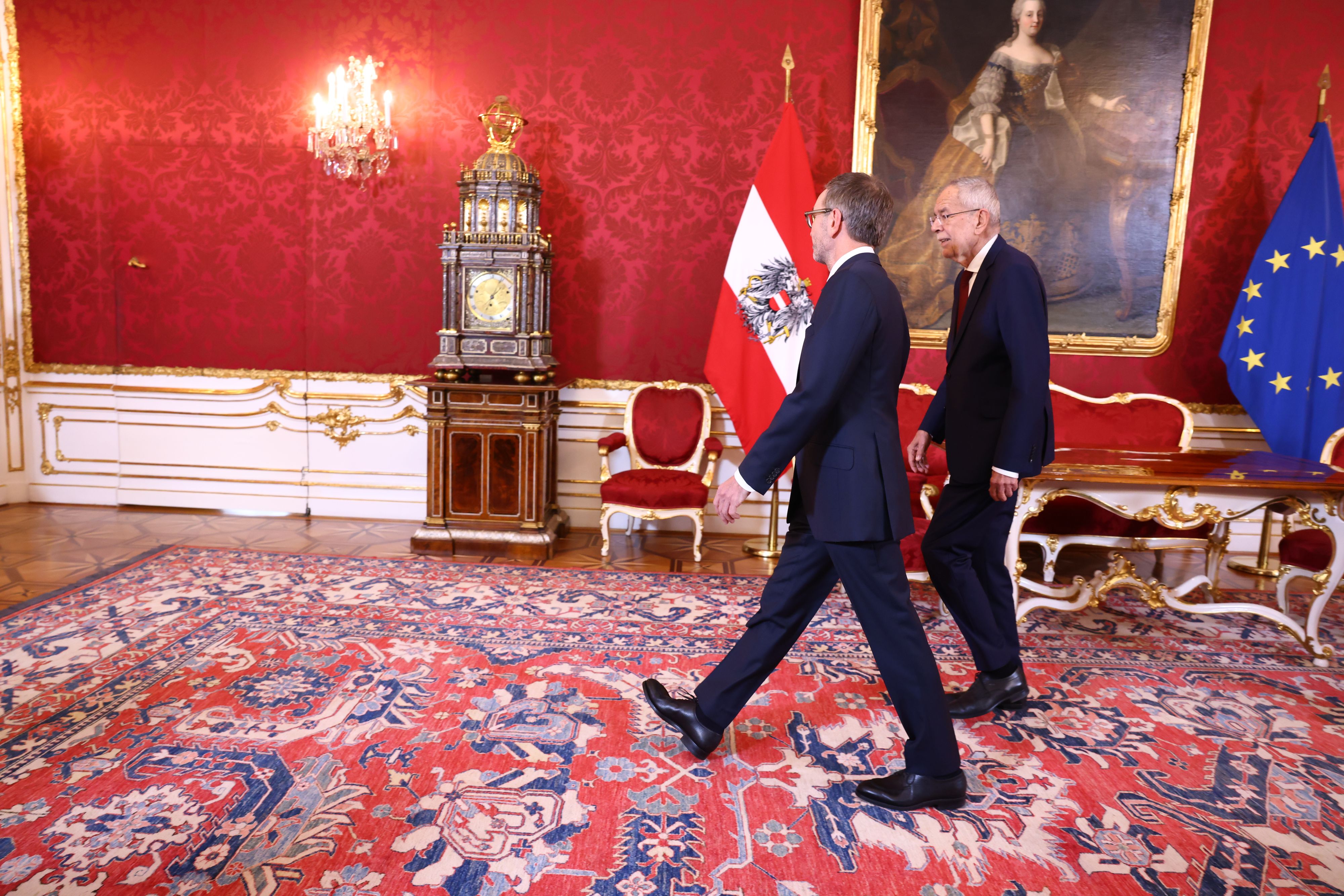 Am Freitag empfing Bundespräsident Alexander Van der Bellen FPÖ-Chef Herbert Kickl.