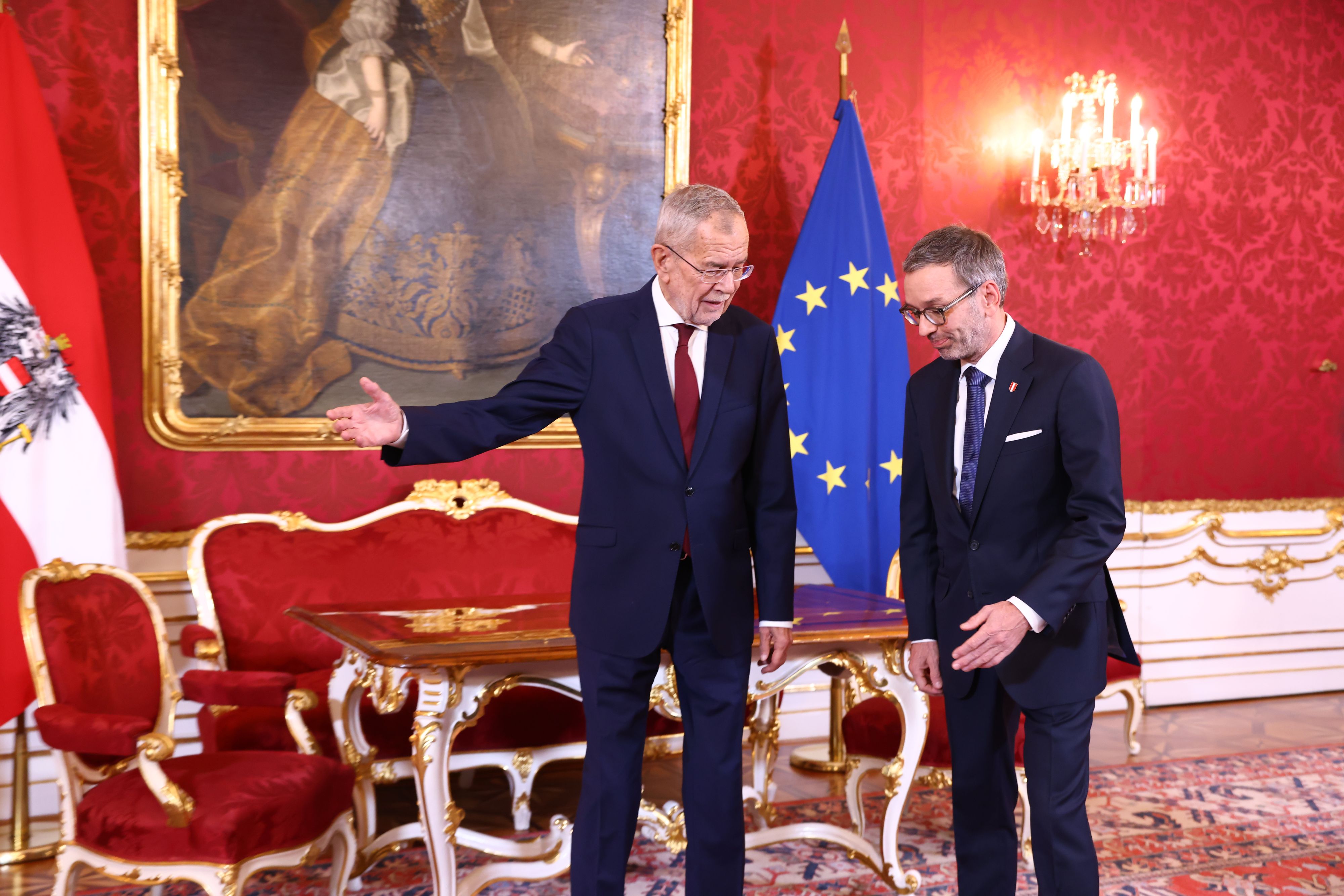 Am Freitag empfing Bundespräsident Alexander Van der Bellen FPÖ-Chef Herbert Kickl.