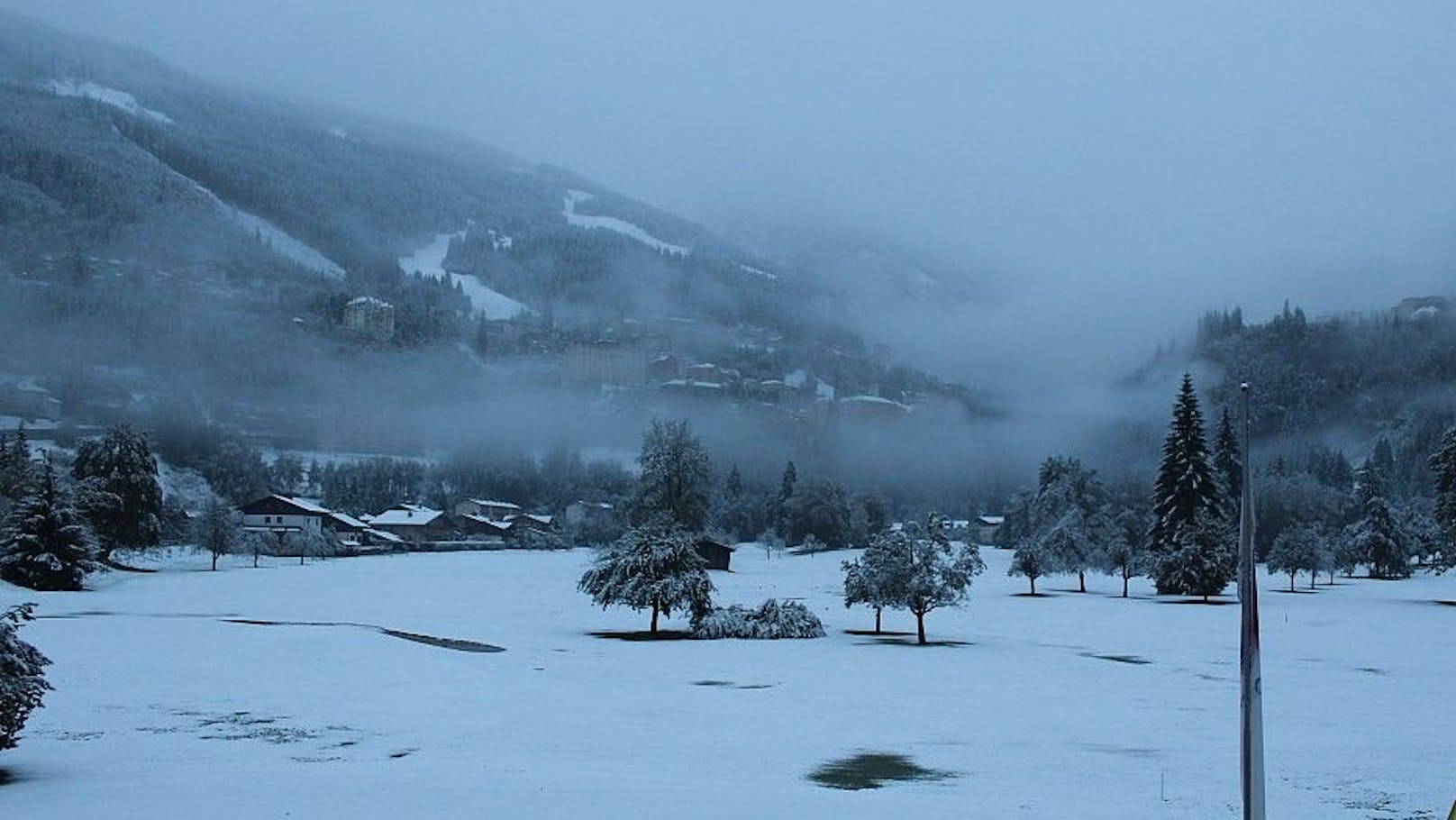 Erste Schneefotos – hier ist Österreich schon weiß