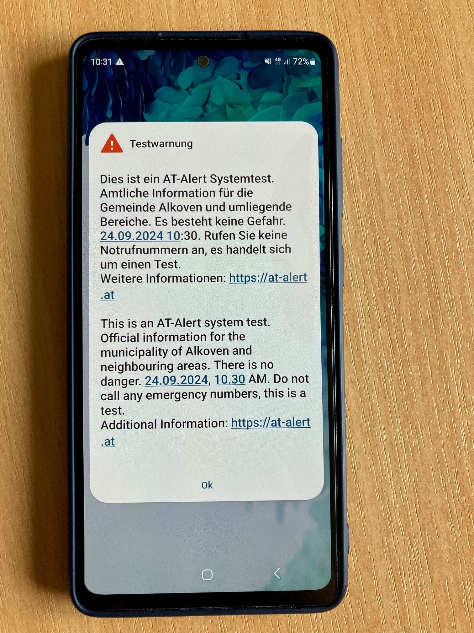 AT-Alert: Weshalb Ihr Handy gleich zwei Mal Alarm schlug