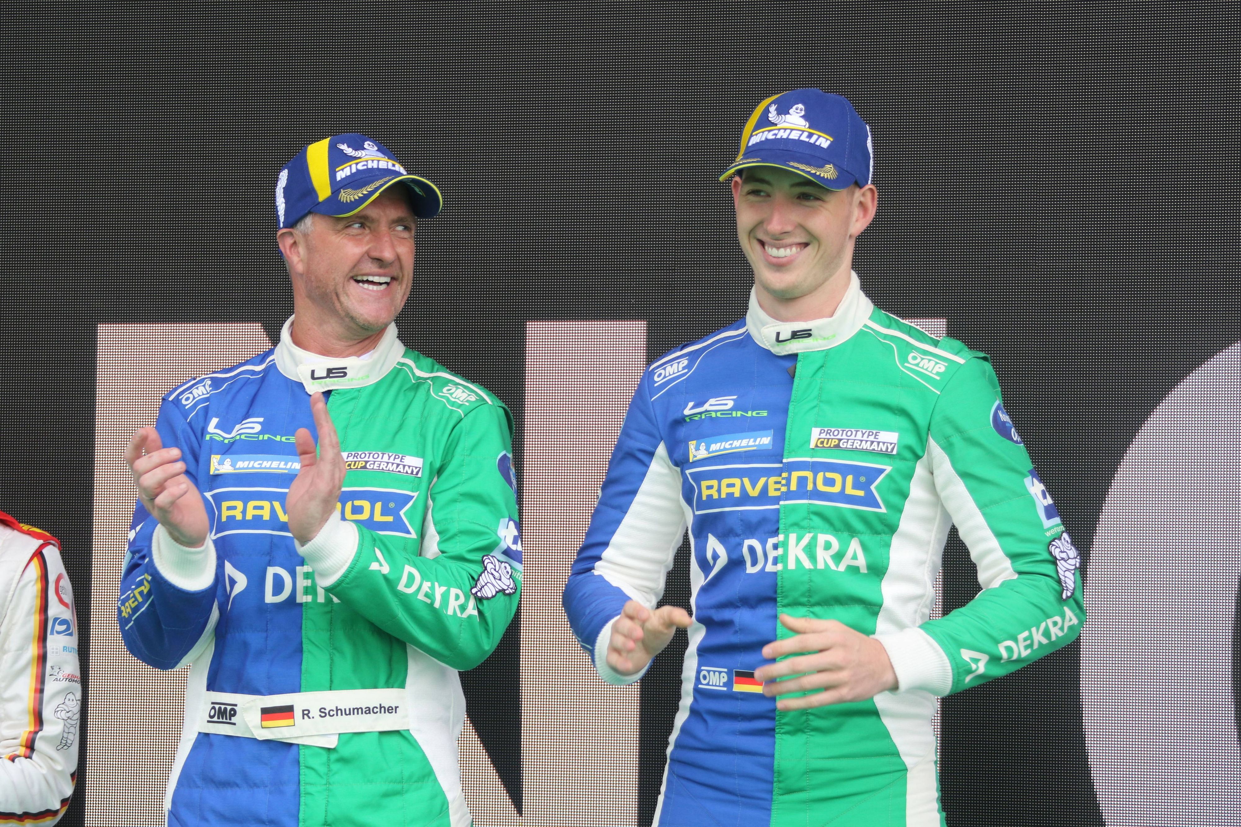 Ralf und sein Sohn David Schumacher