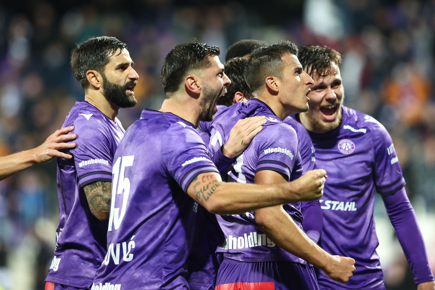 Die Austria jubelt gegen den GAK