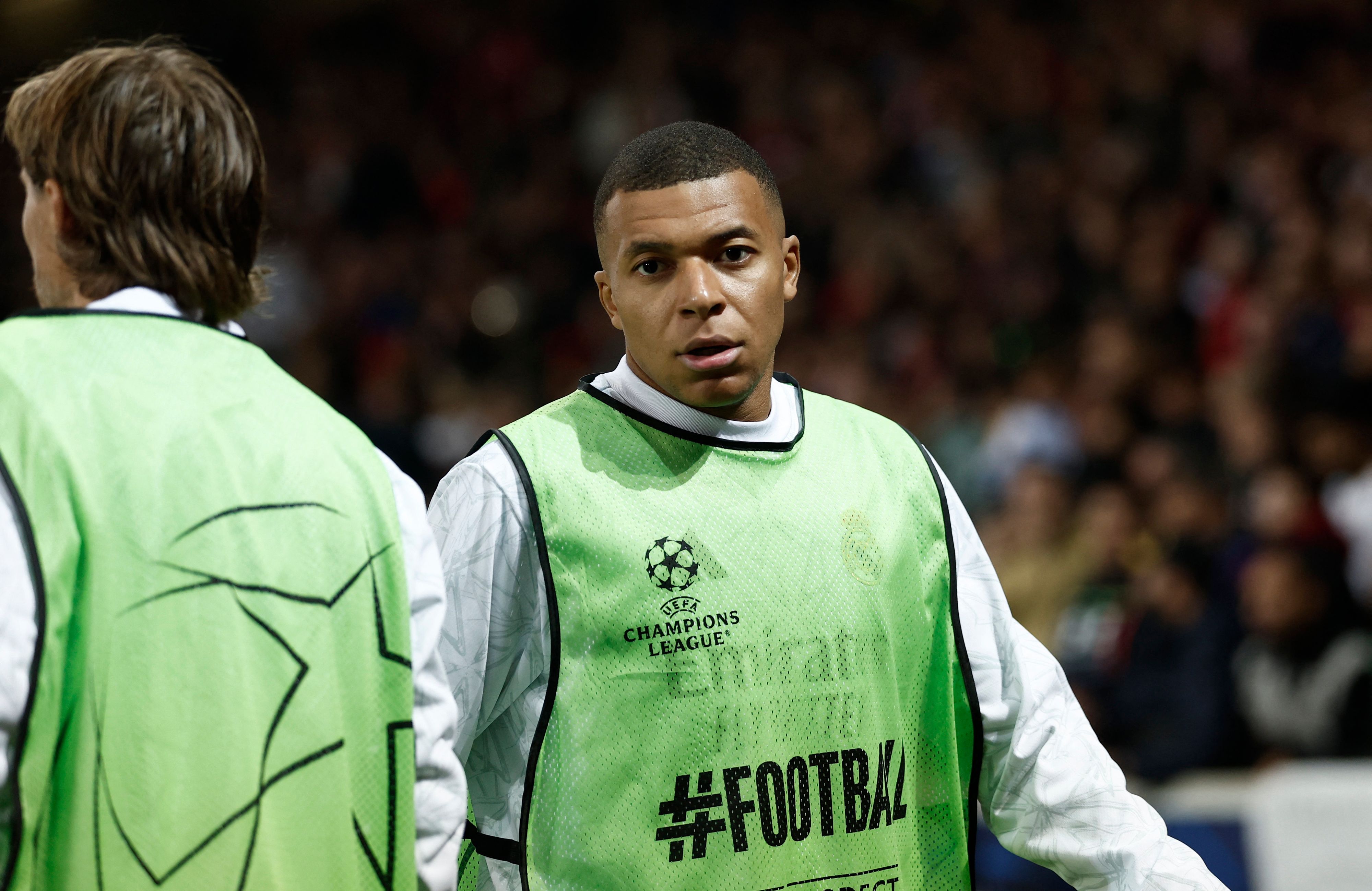 Real-Madrid-Star Kylian Mbappe. 