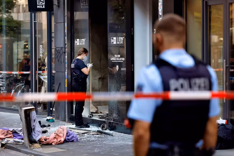Mitte September detonierte ein Sprengsatz vor einem Modegeschäft in Köln.