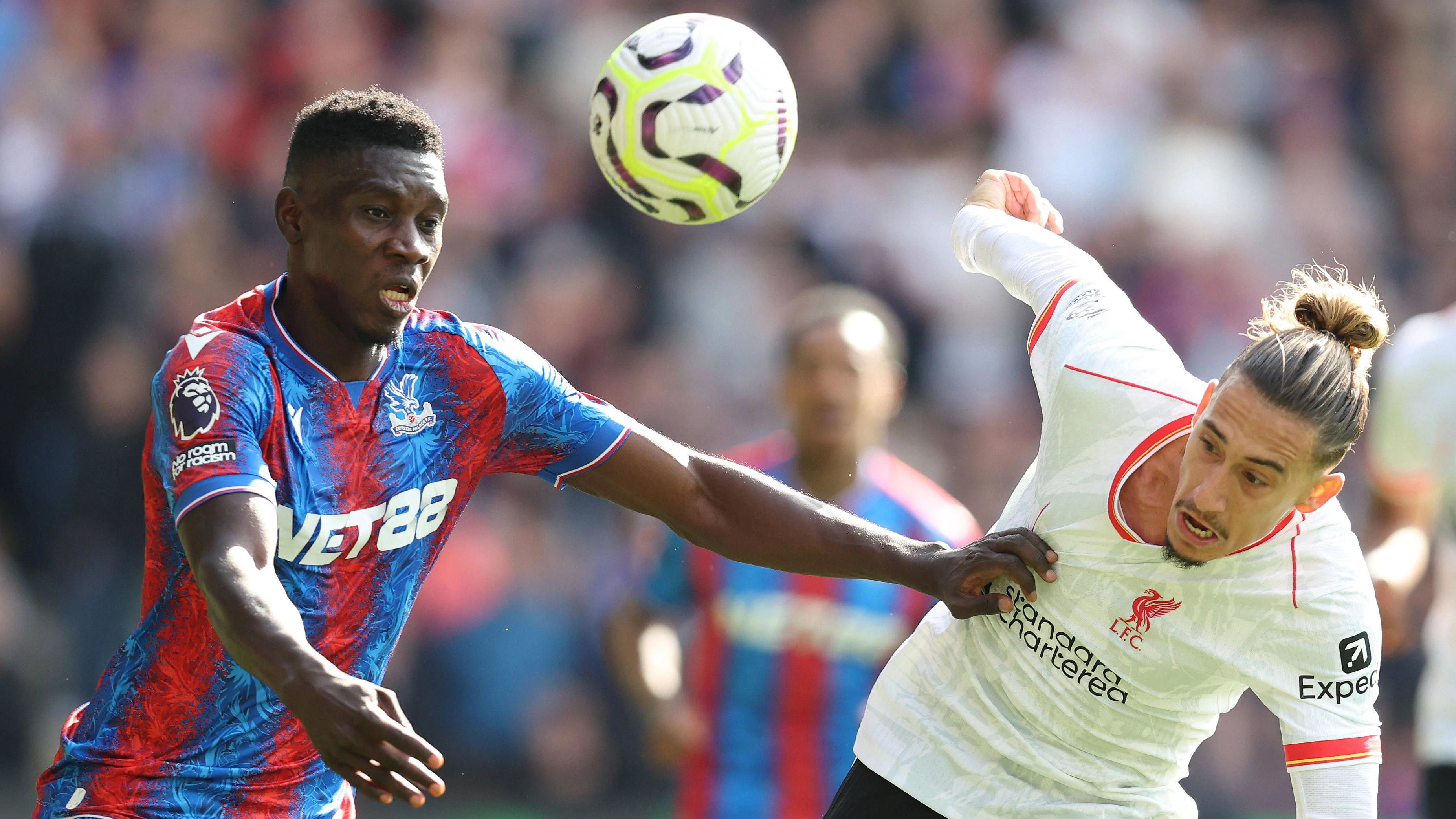 Crystal Palace mit Coach Oliver Glasner gegen Liverpool. 