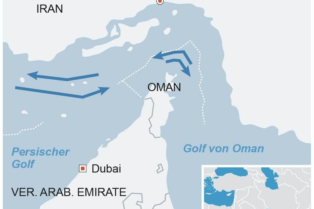 Die internationale Schifffahrtsroute durch die Straße von Hormus könnte vermint werden
