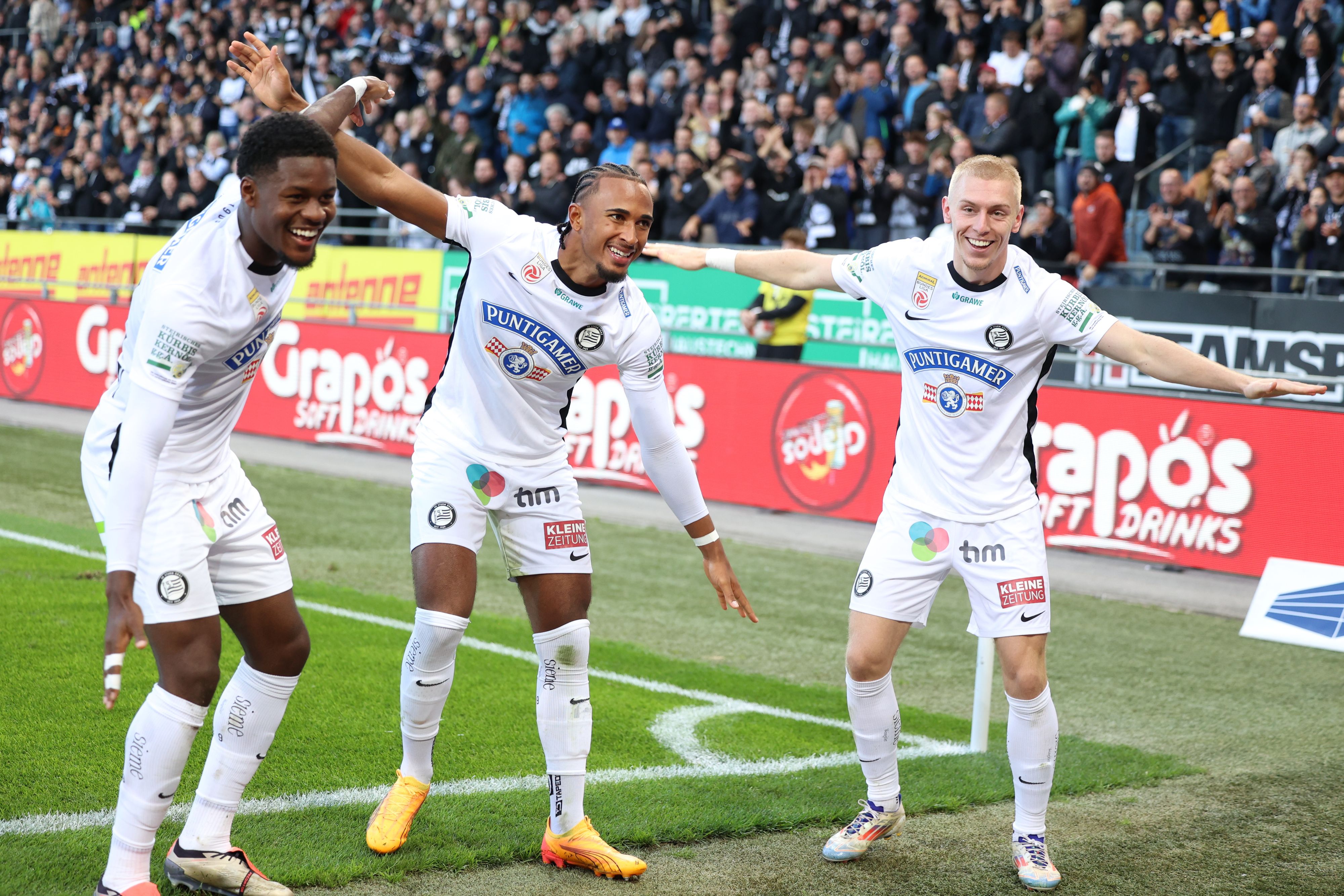 Für die Sturm-Spieler gab es Grund zu tanzen.