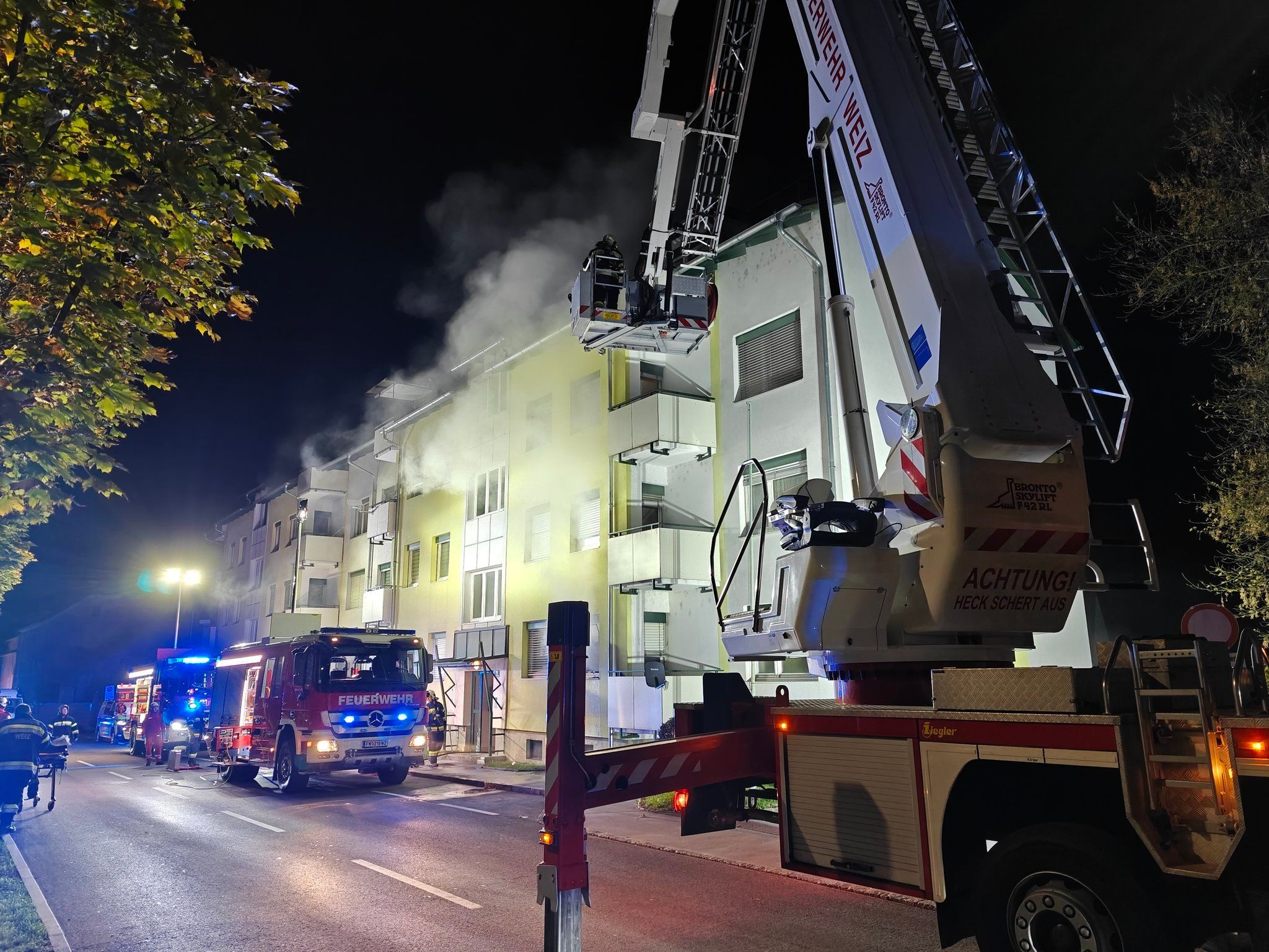 Die Rettungskräfte waren rasch vor Ort.