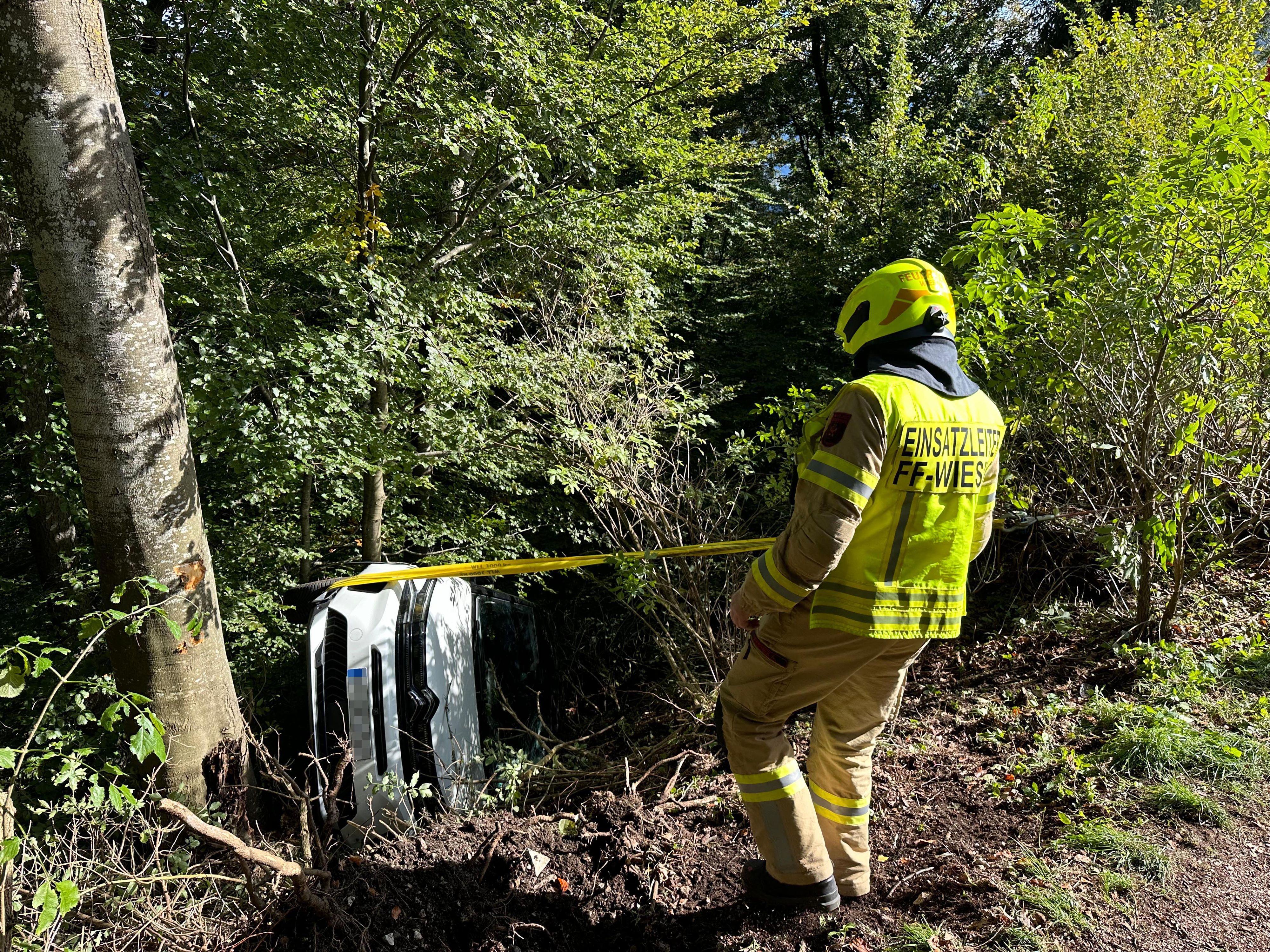 Dem Lenker geschah ein Malheur.