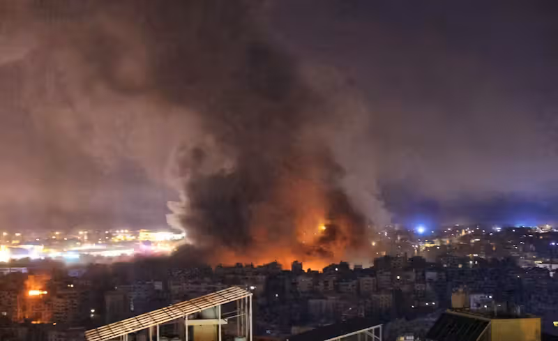 4. Oktober. Die jüngsten Angriffe auf die libanesische Hauptstadt sollen dem Chef des Exekutivrats der Hisbollah-Miliz gelten.