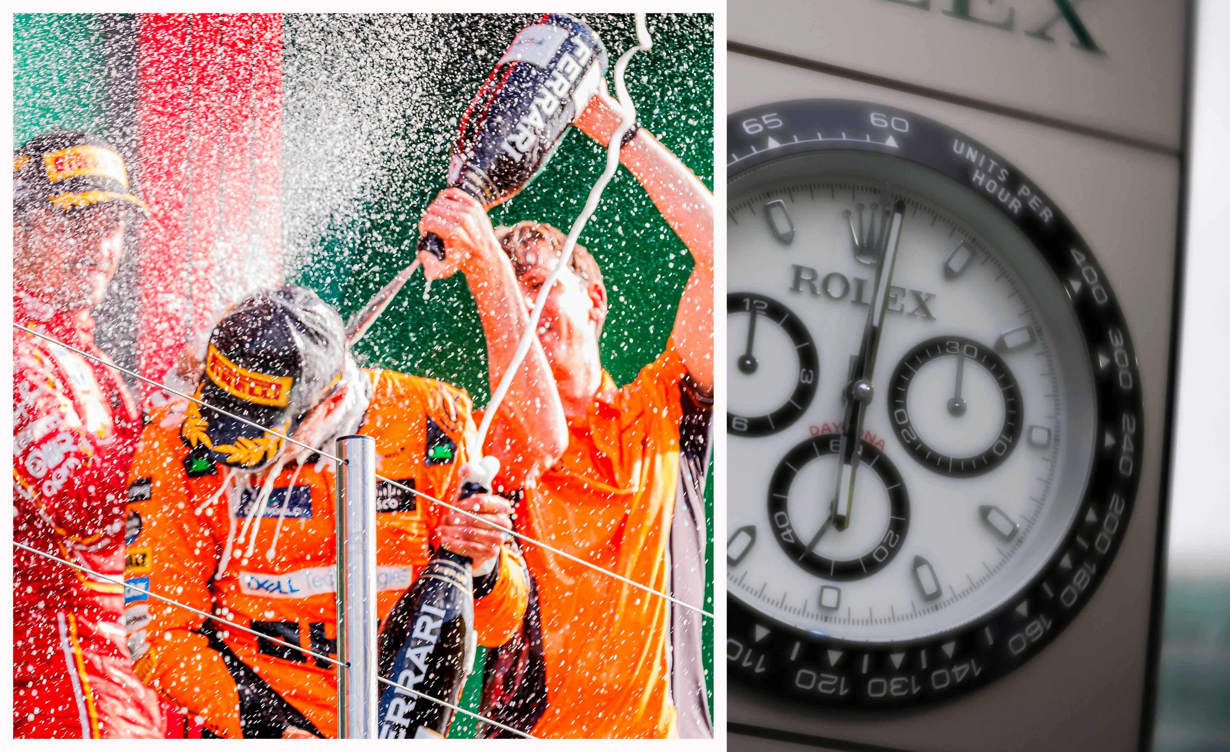 Rolex und Ferrari Trento werden in der Formel 1 bald von anderen Marken ersetzt.