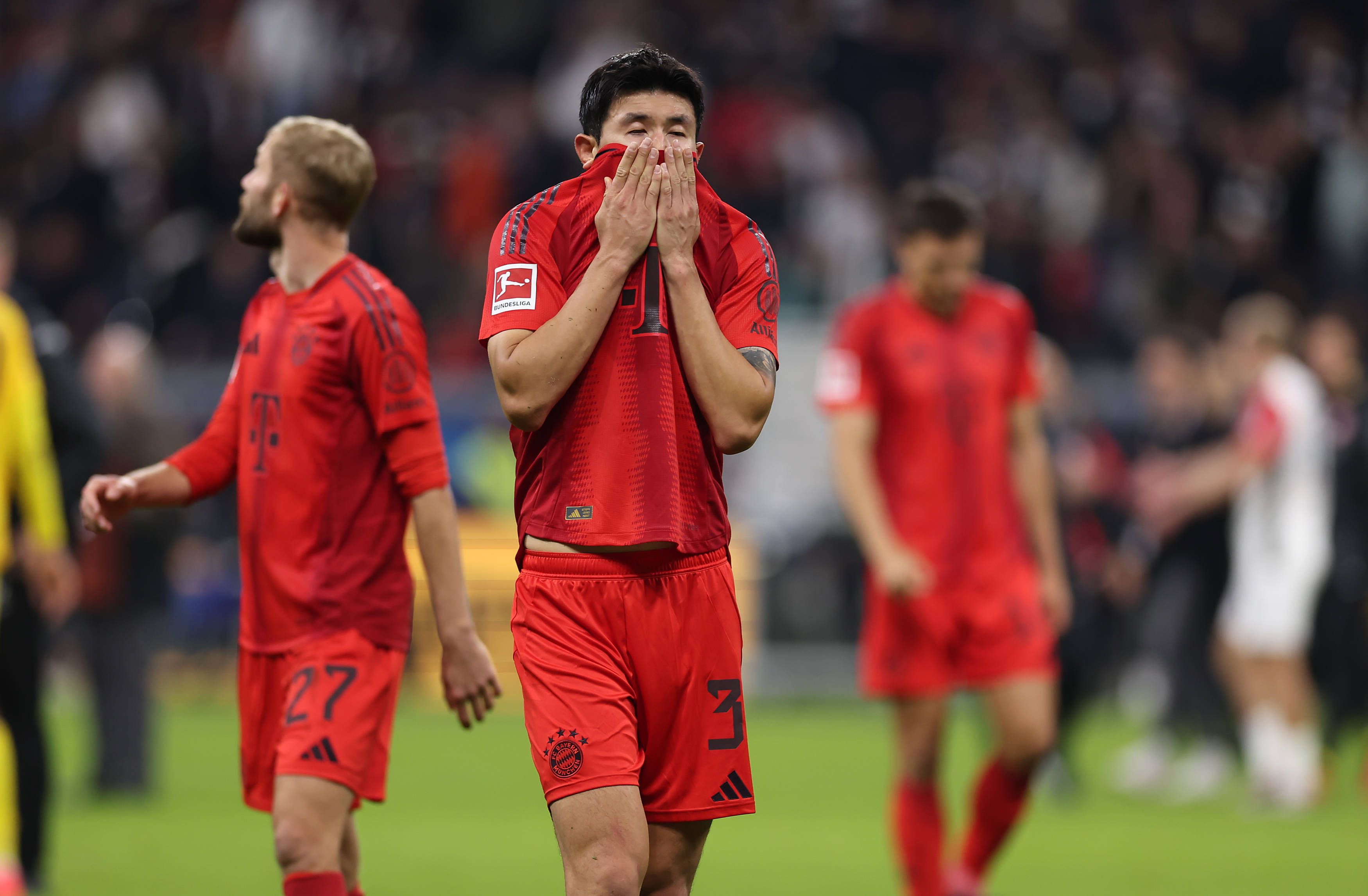 Die Bayern verspielten den Sieg gegen Frankfurt.