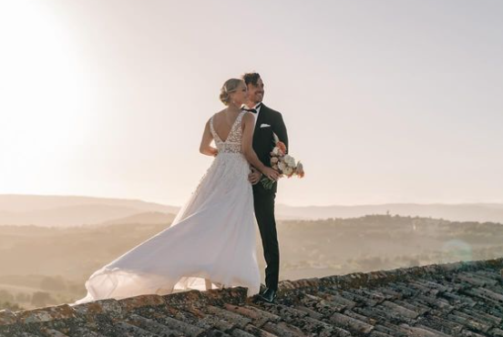 Mowinckel in der Toskana mit Neo-Ehemann Mathias