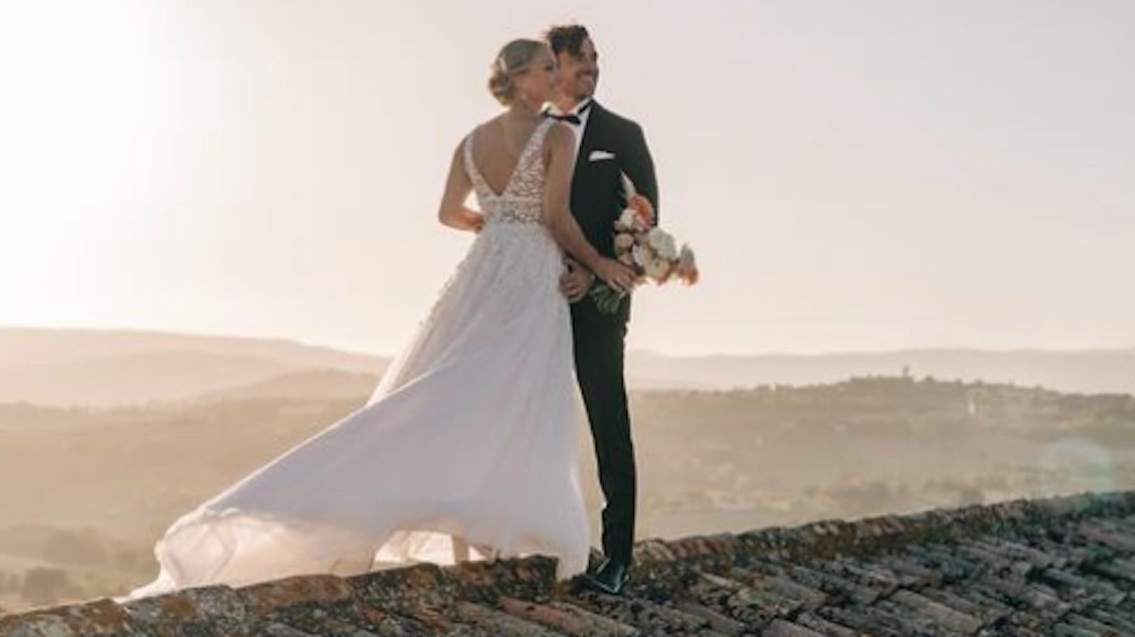 Ski-Star feiert Traumhochzeit in der Toskana