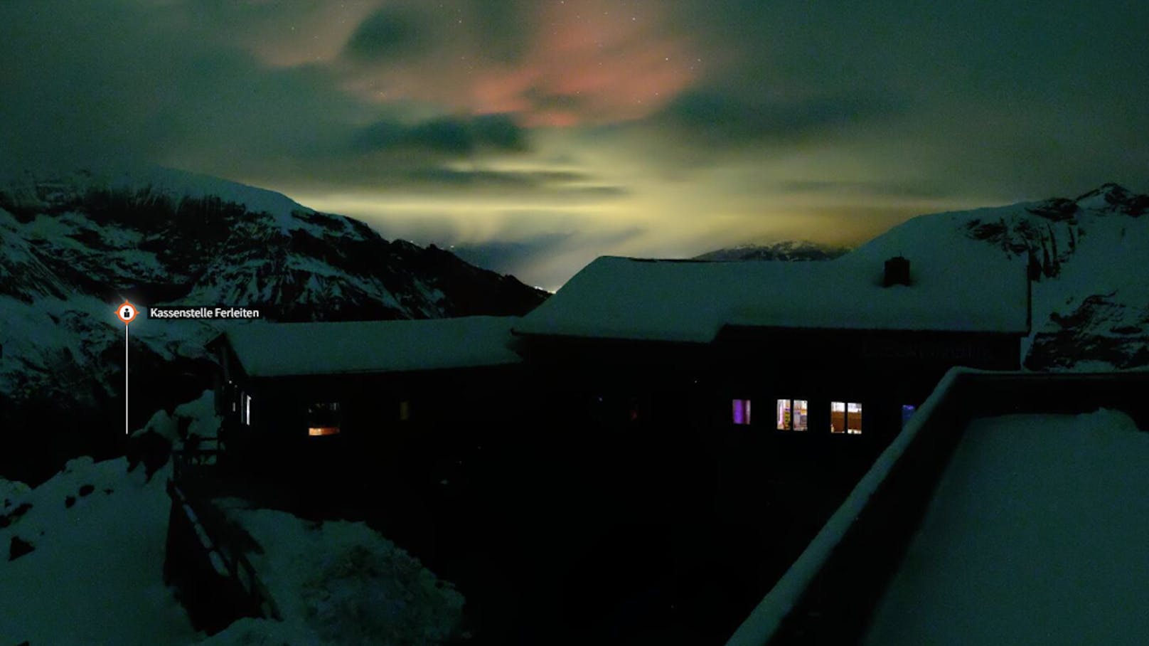 Auch vom Großglockner (Kärnten) aus war das Himmelsspektakel zu sehen.