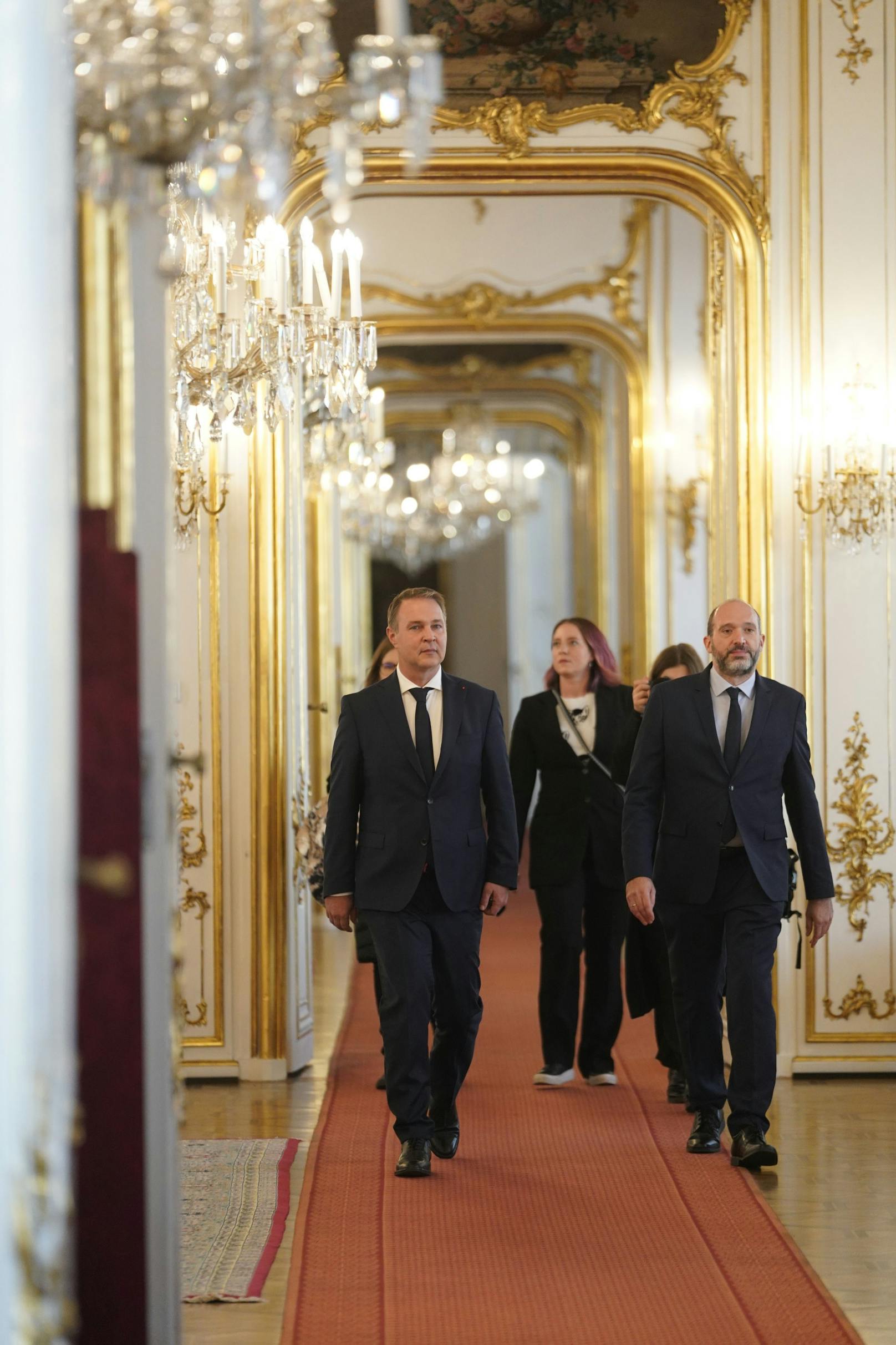 Am 7. Oktober traf Andreas Babler Präsident Alexander Van der Bellen in der Hofburg, um über künftige Regierungskonstellationen zu sprechen.