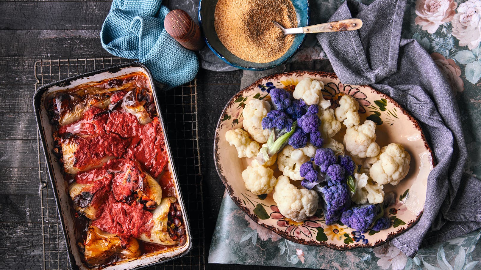 Mit Bohnen gefüllte Paprika (Ardei Umpluti)